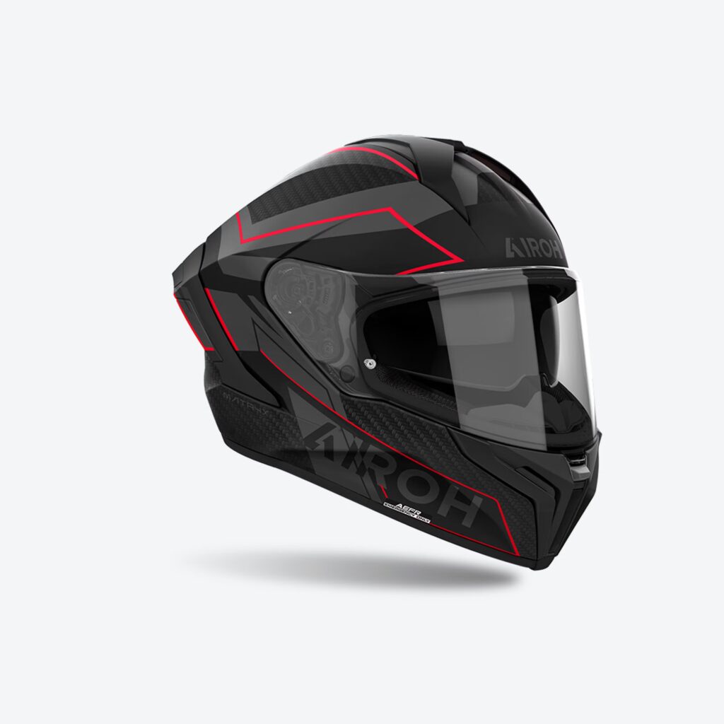 AIROH MATRYX SENTINEL RED MATT HELMET
