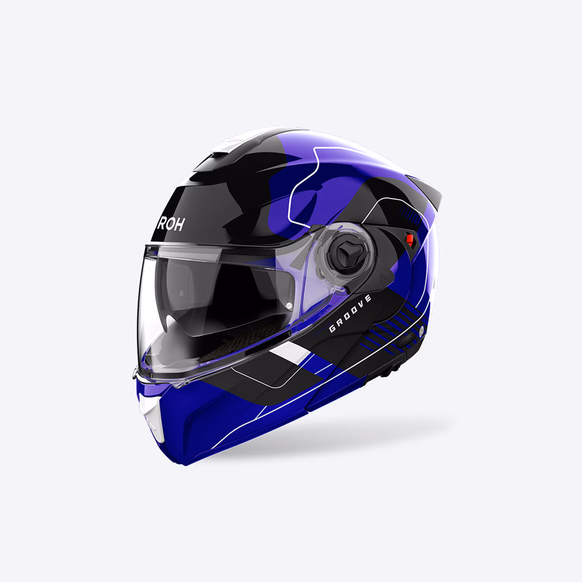 AIROH SPECKTRE GROOVE BLUE HELMET