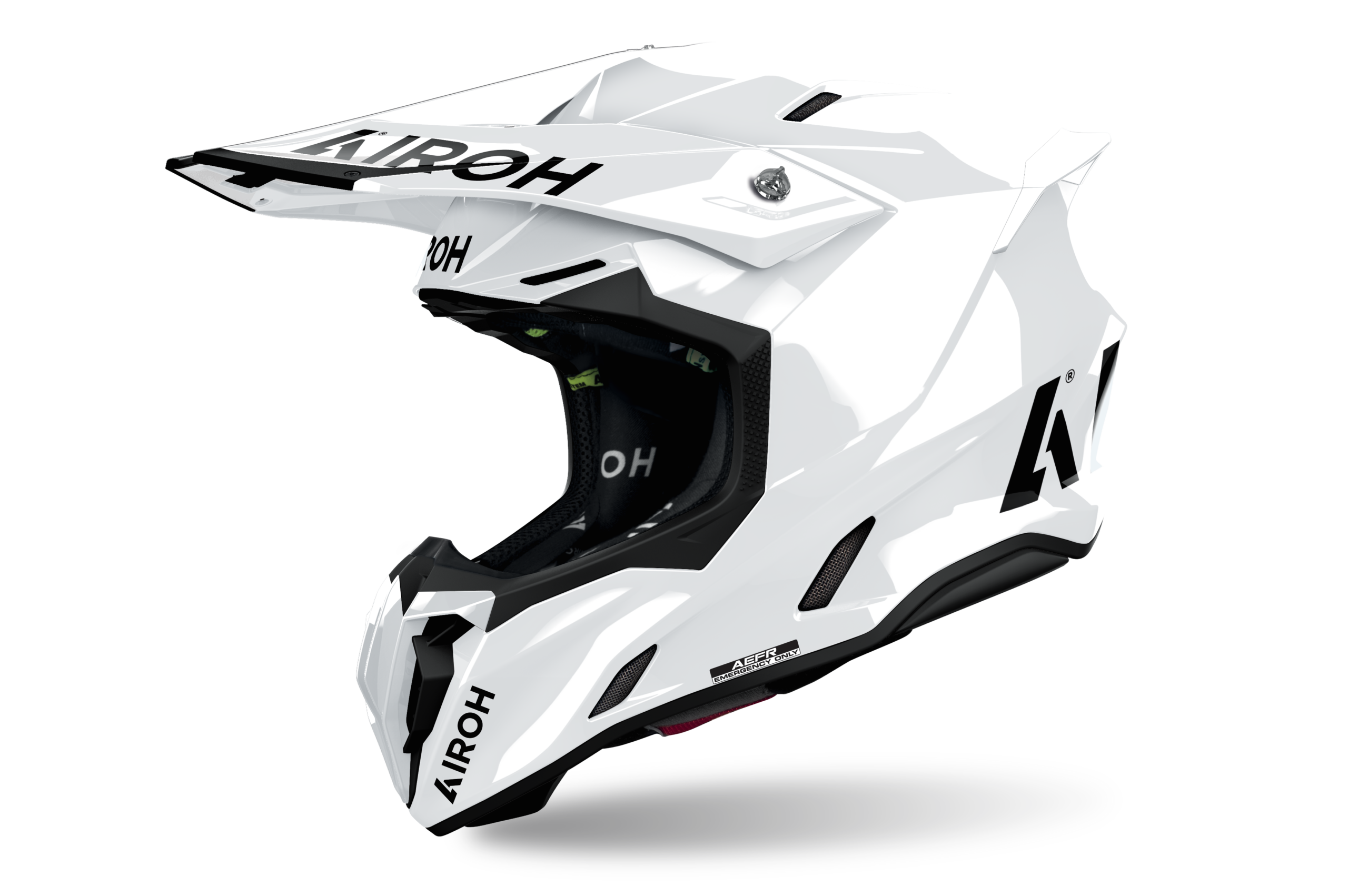 AIROH TWIST 3 COLOR WHITE GLOSS HELMET