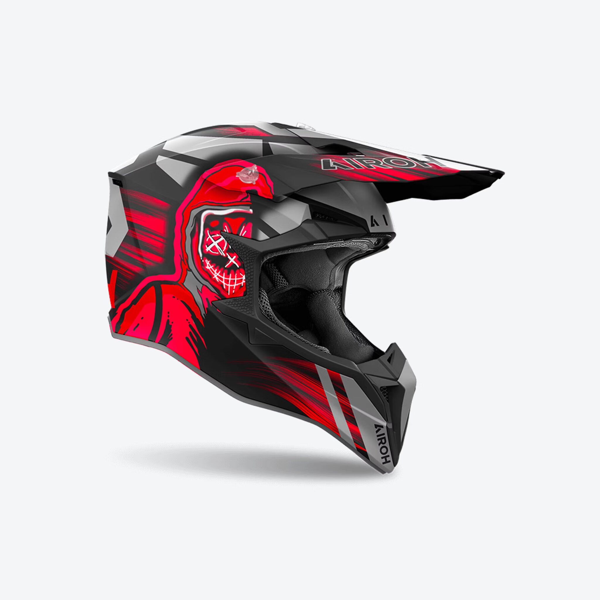 AIROH WRAAAP CYBER RED MATT HELMET