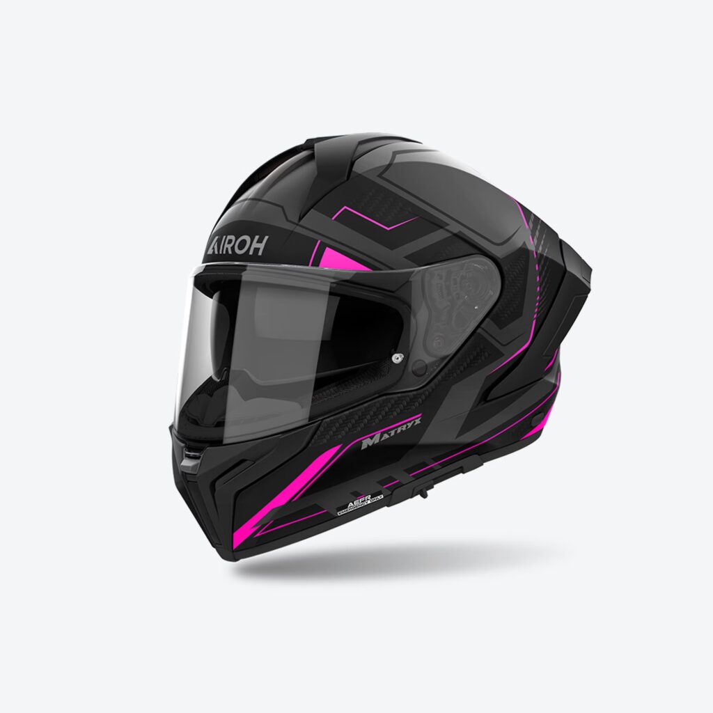 AIROH MATRYX ROCKET PINK MATT HELMET