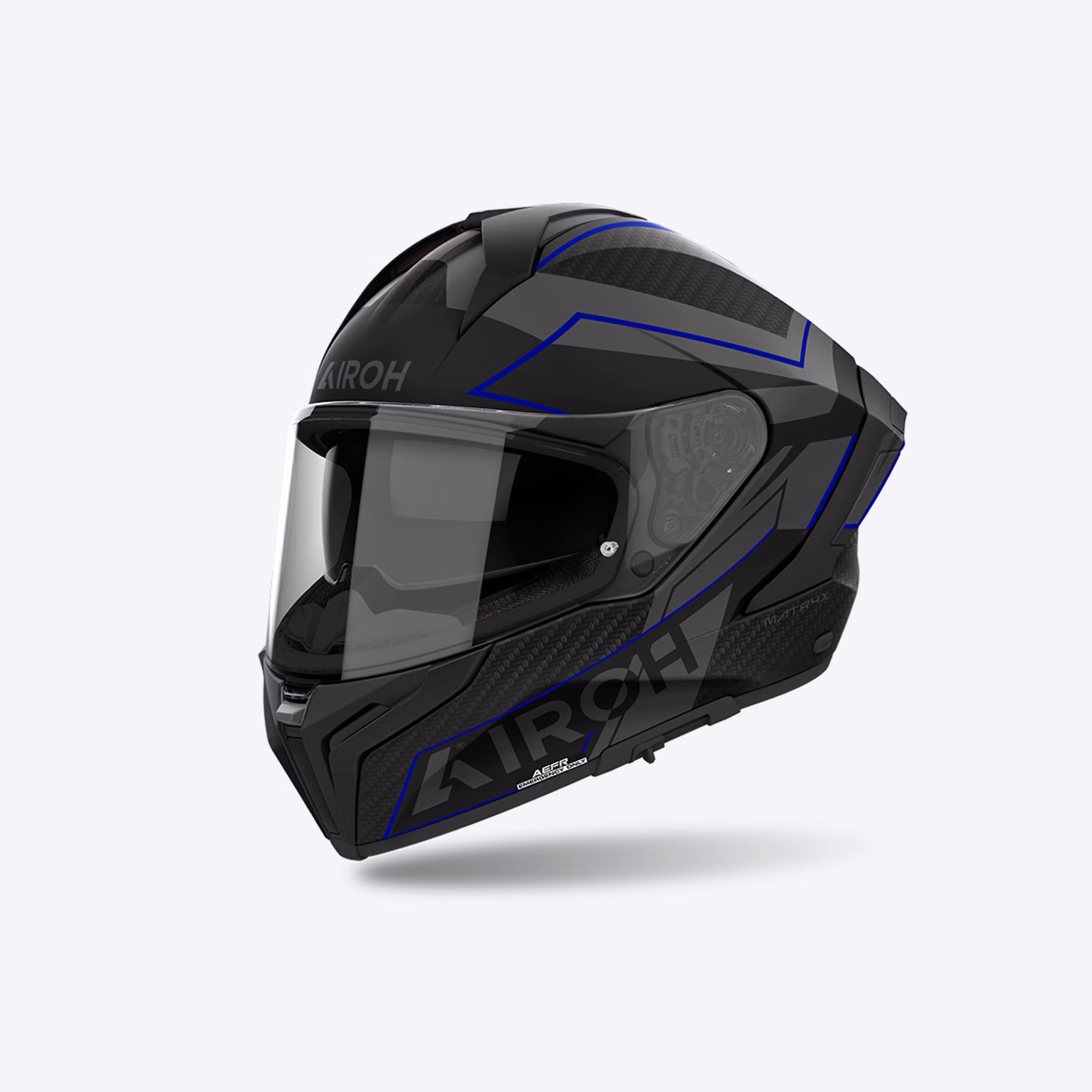 AIROH MATRYX SENTINEL BLUE MATT HELMET