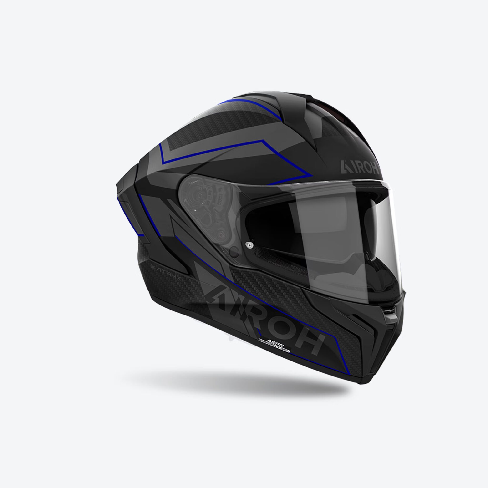 AIROH MATRYX SENTINEL BLUE MATT HELMET