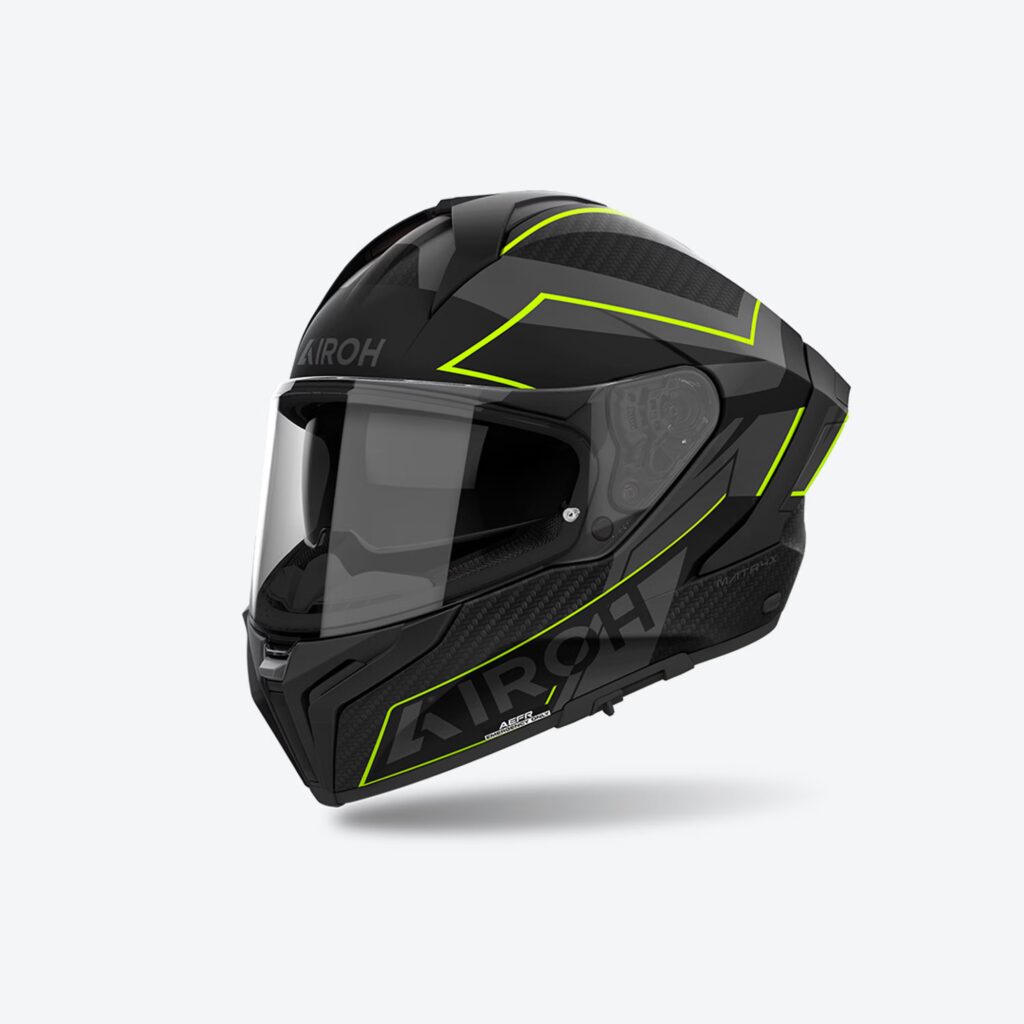 AIROH MATRYX SENTINEL YELLOW MATT HELMET