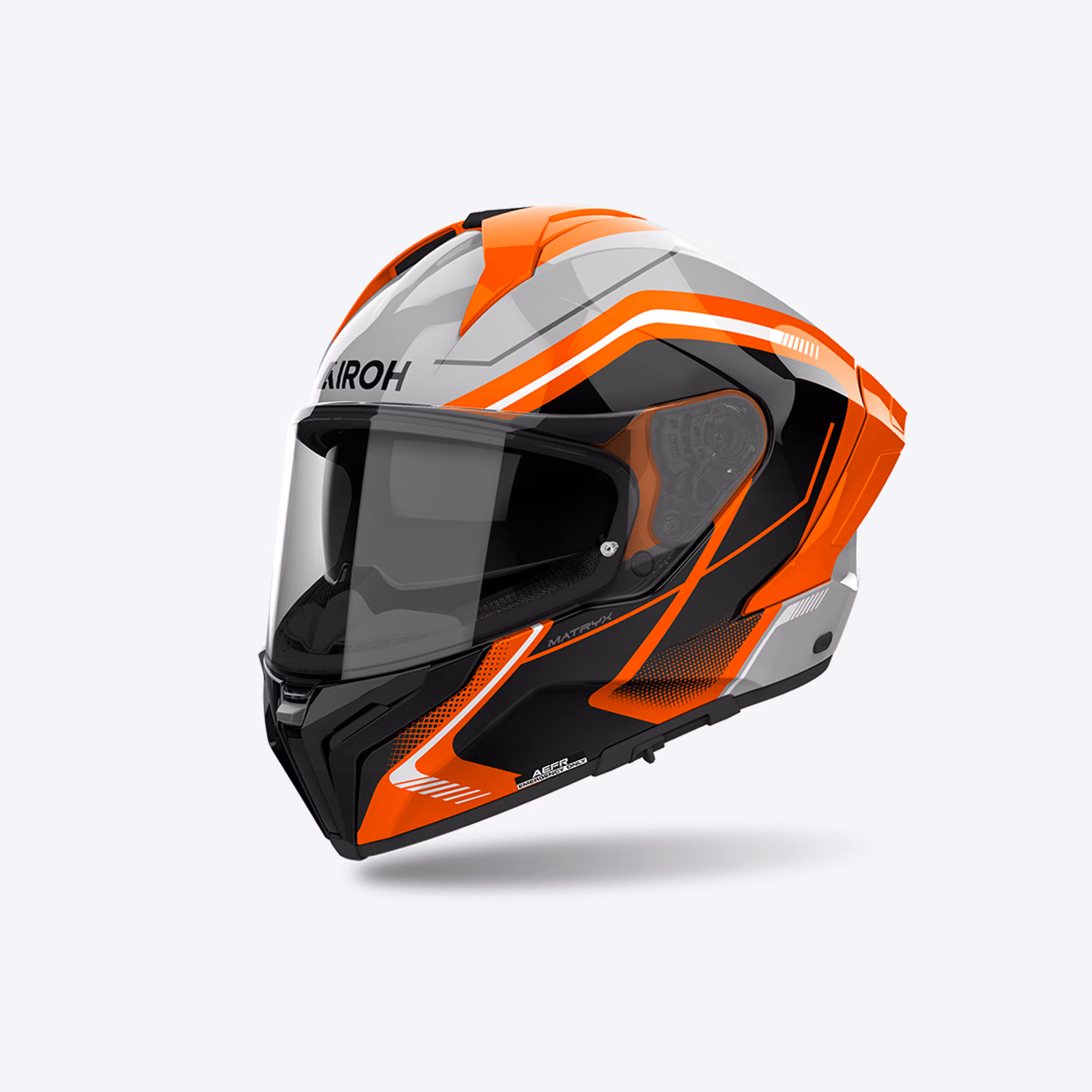AIROH MATRYX WIDE ORANGE HELMET