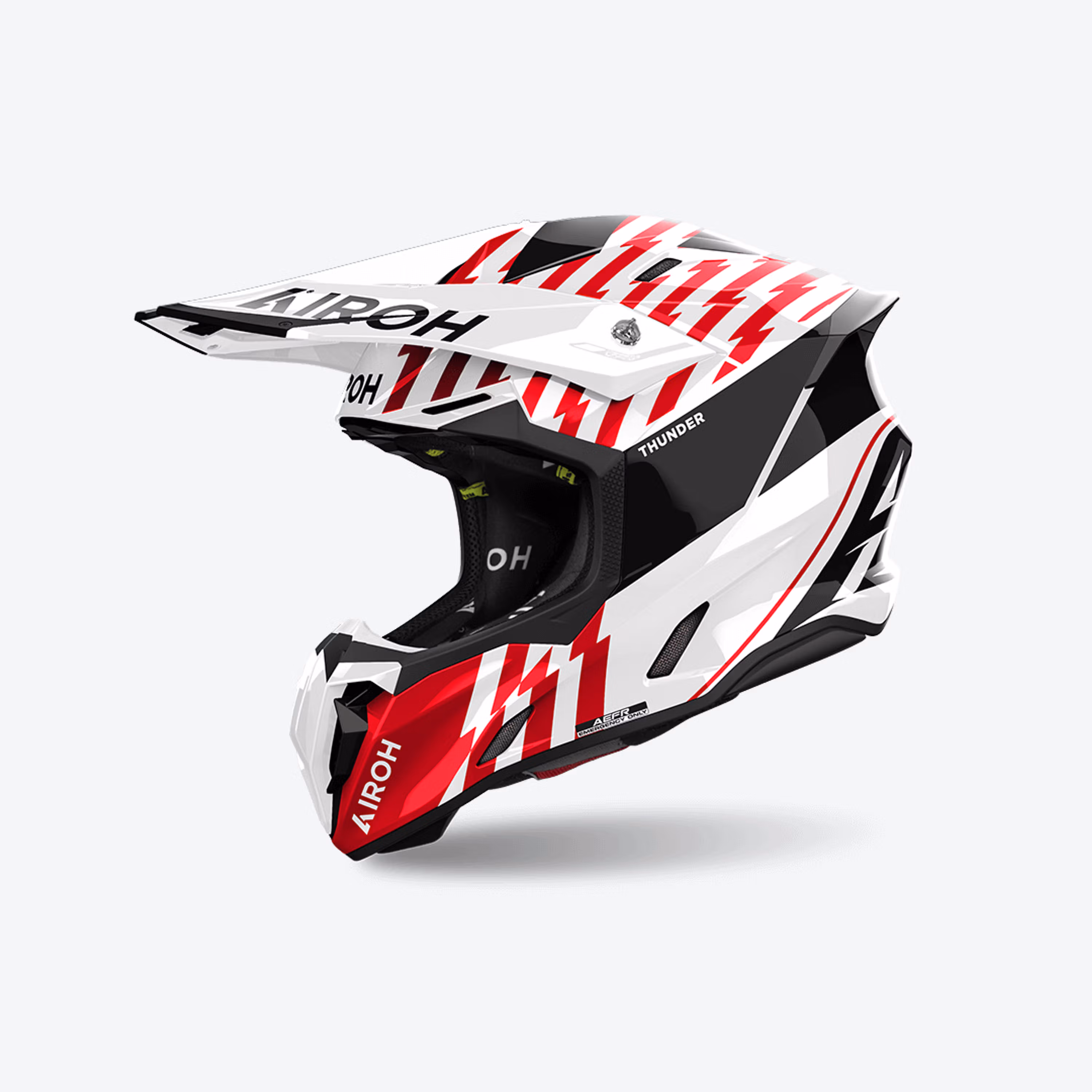 AIROH TWIST 3 THUNDER RED GLOSS HELMET