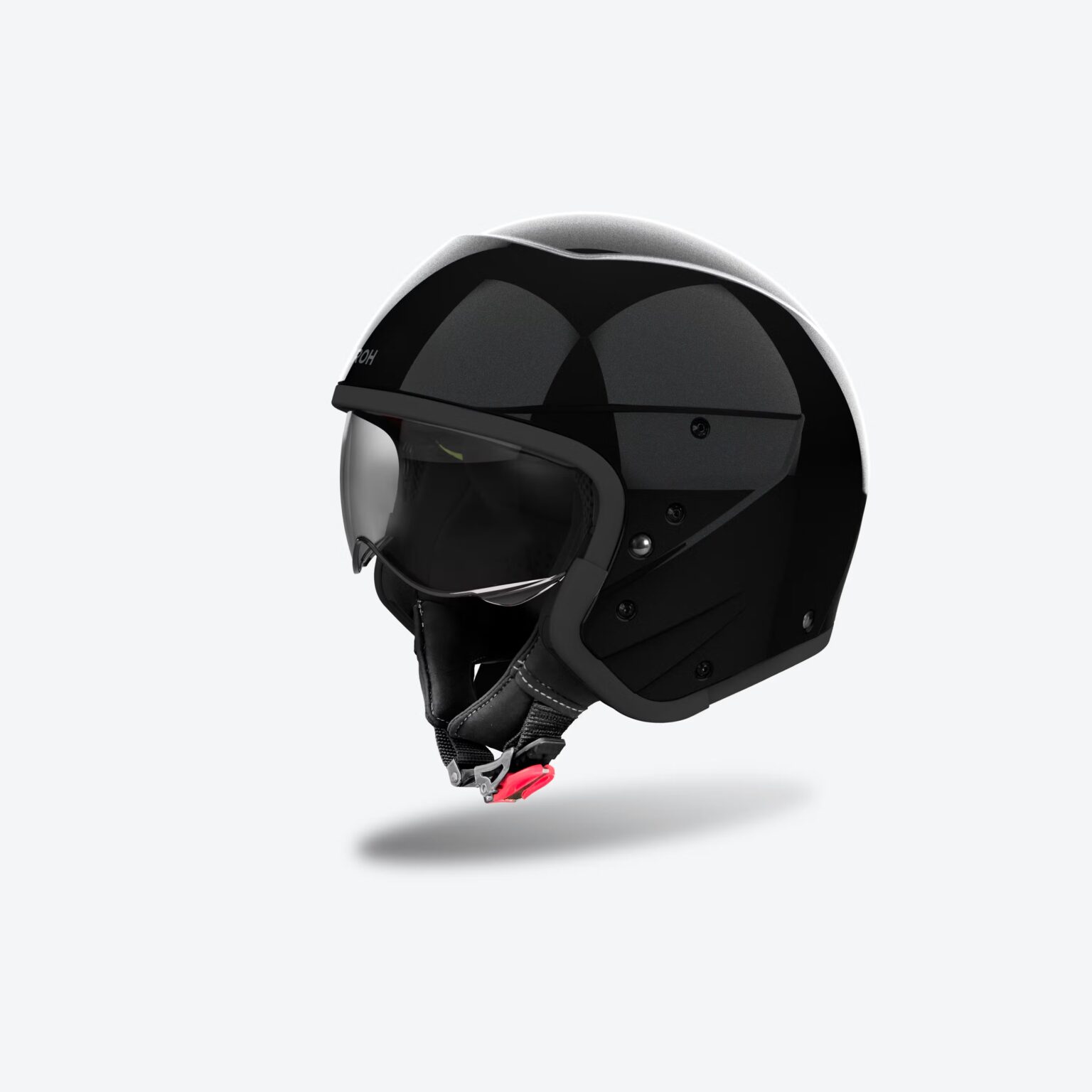 AIROH J110 COLOR BLACK GLITTER HELMET