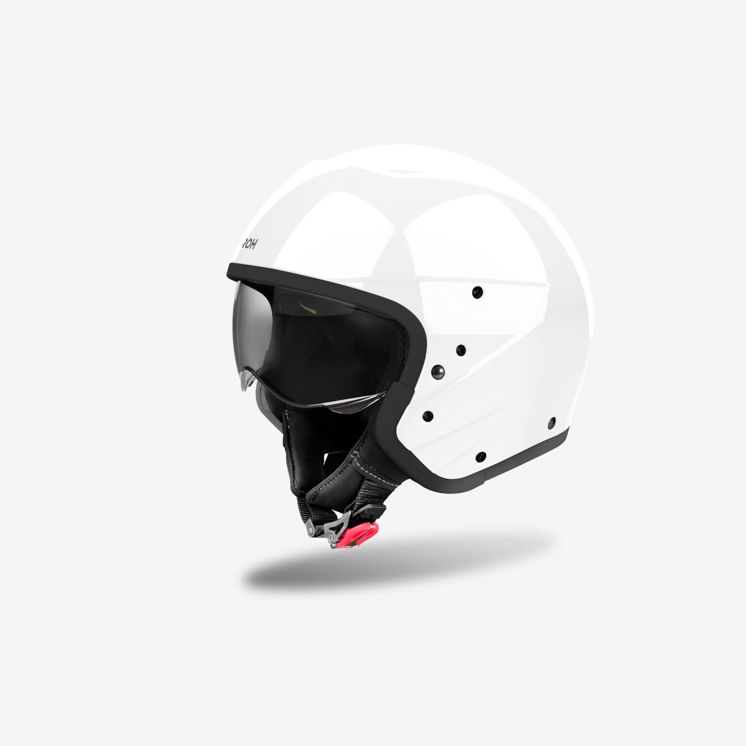 AIROH J110 COLOR WHITE GLOSS HELMET