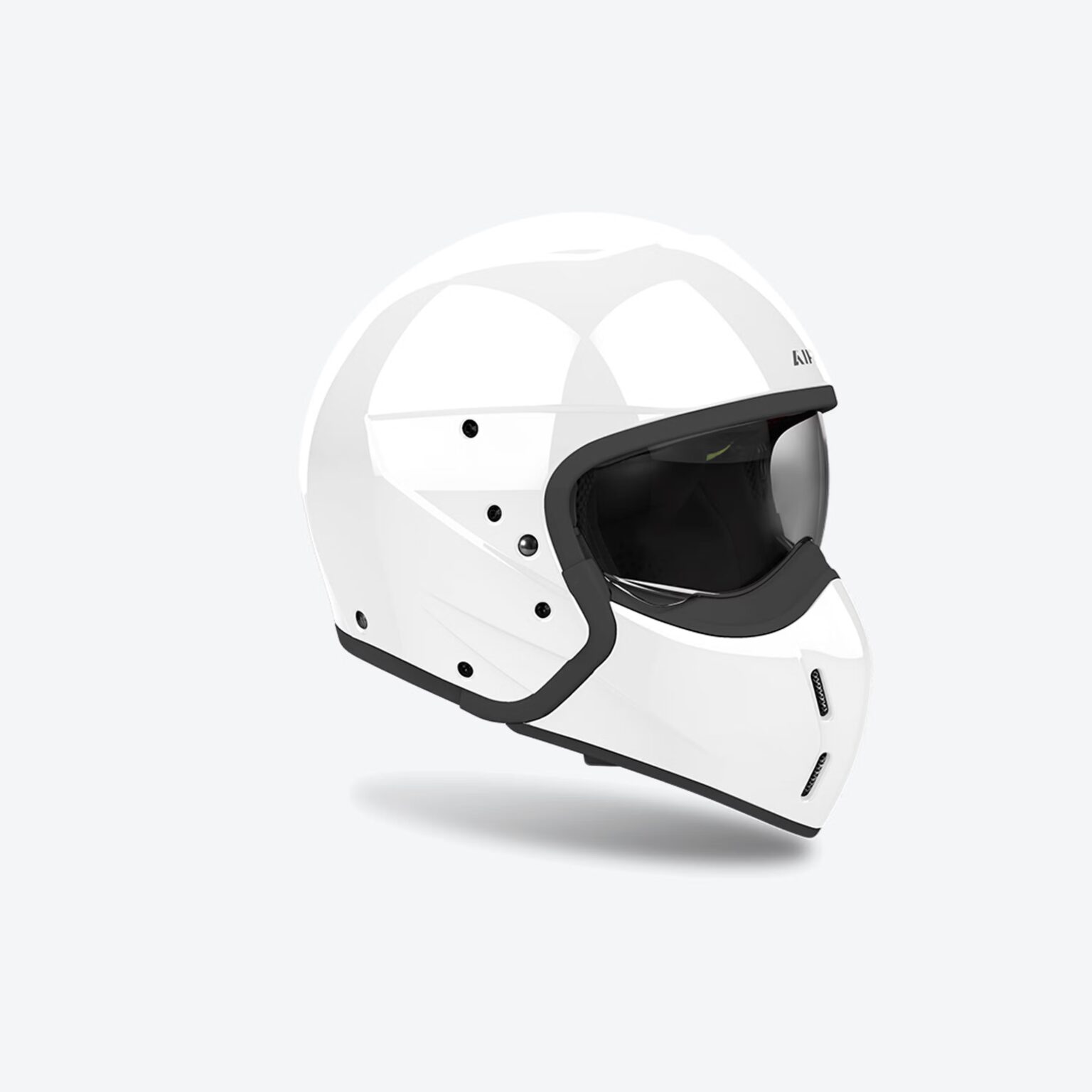 AIROH J110 COLOR WHITE GLOSS HELMET