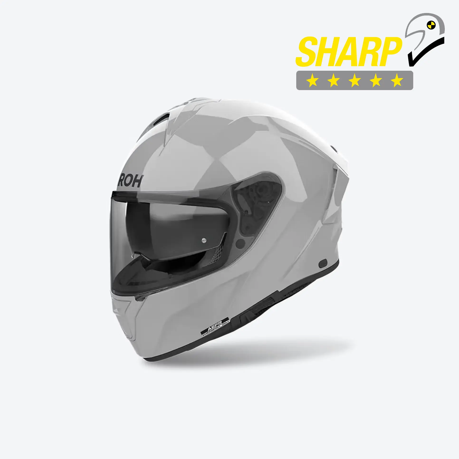 AIROH SPARK 2  COLOR CEMENT GREY GLOSS HELMET 