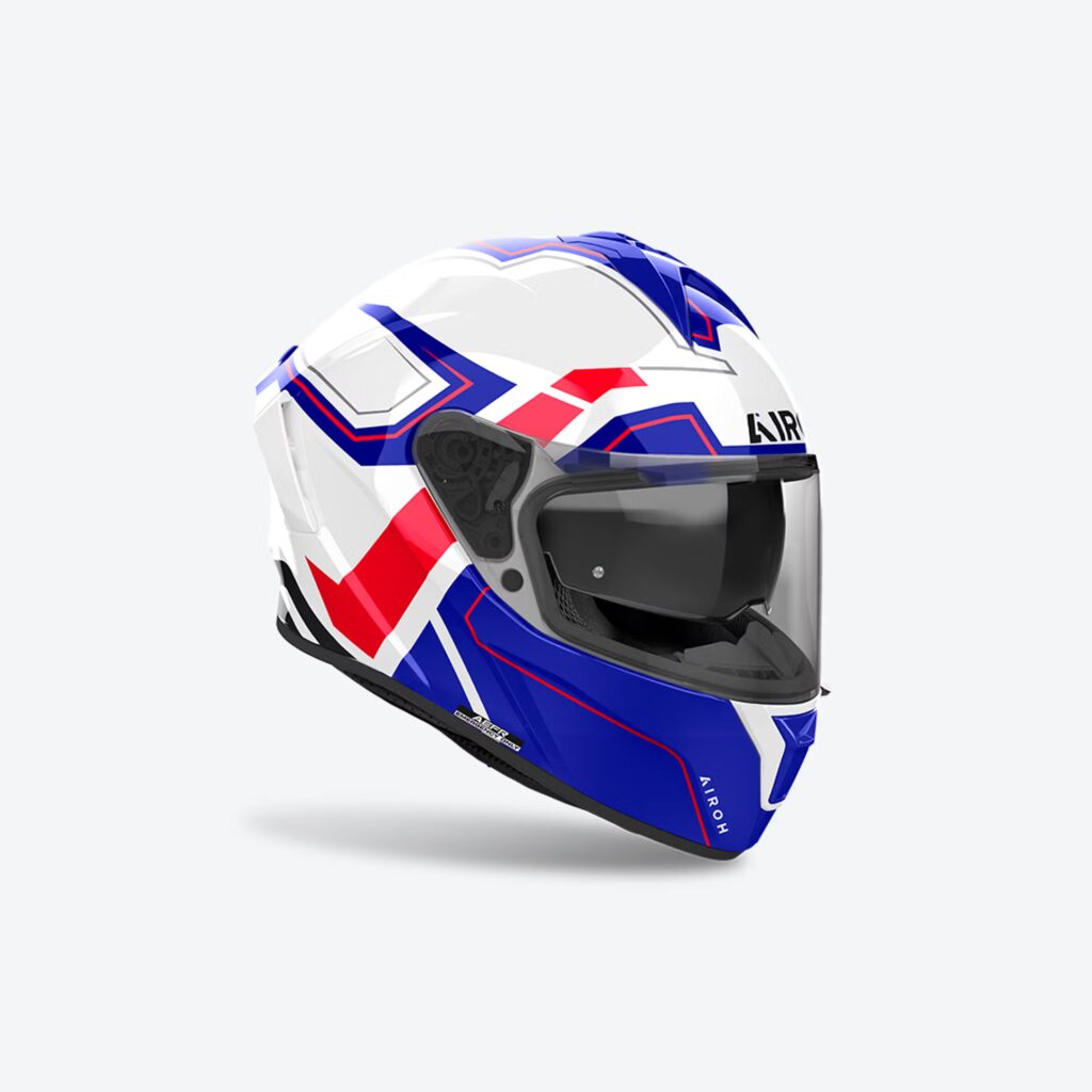 AIROH SPARK 2 DART BLUE RED HELMET