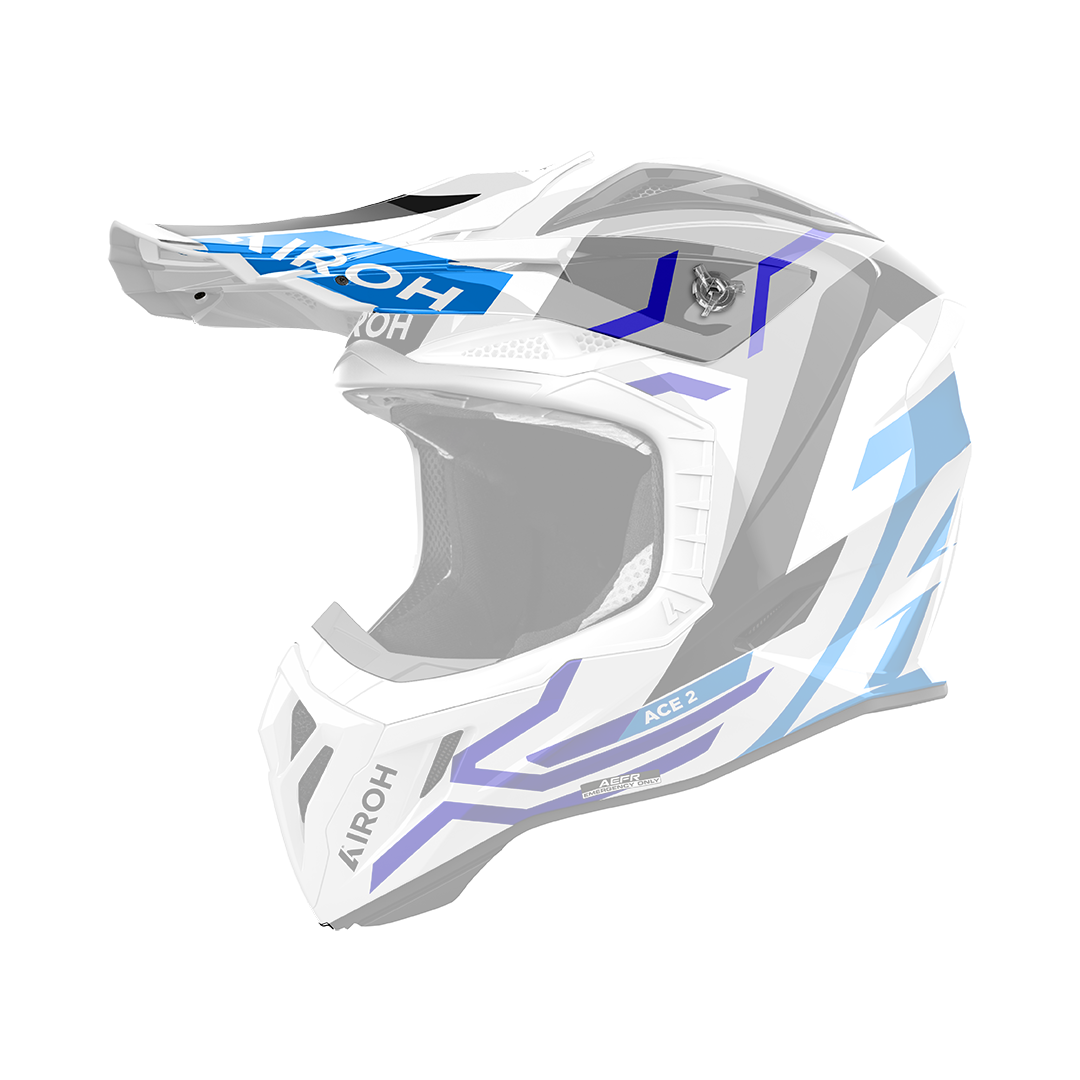 AIROH aviator ace2 XSサイズ ホワイト AVIATOR ACE 2 PEAK GROUND - Airoh