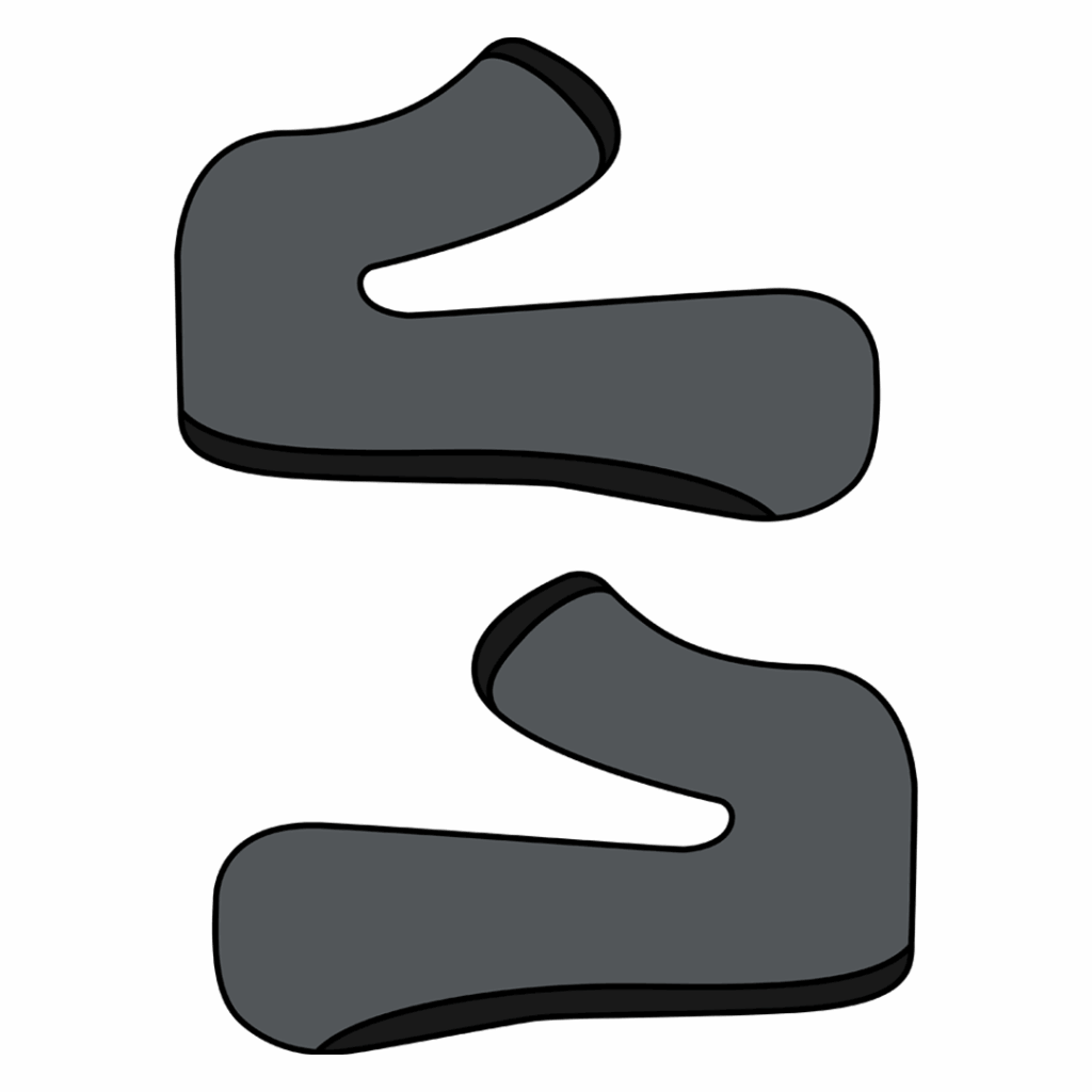 St.501 cheek pads - Black