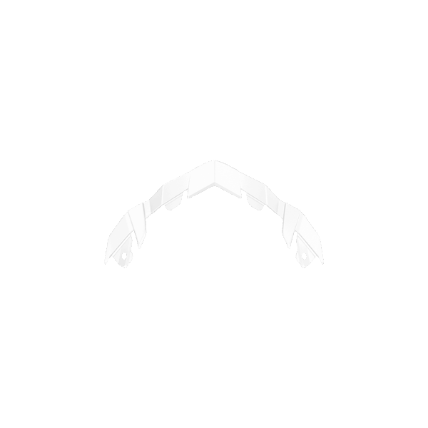 Extended peak white aviator ace 2