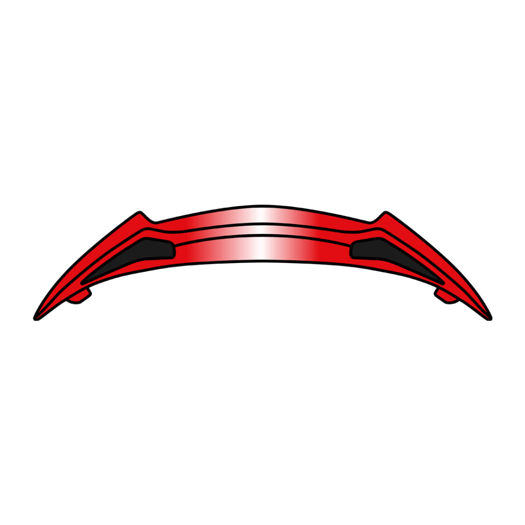 Twist 2.0 rear spoiler Shaken