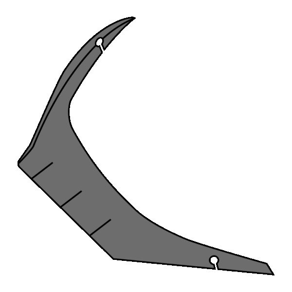 Gp 550 rear spoiler Color
