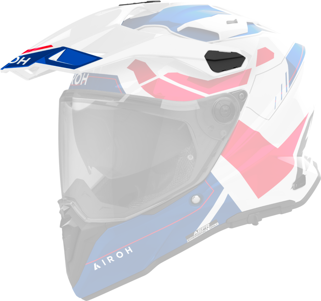 COMMANDER 2 PEAK REVEAL BLUE/RED GLOSS