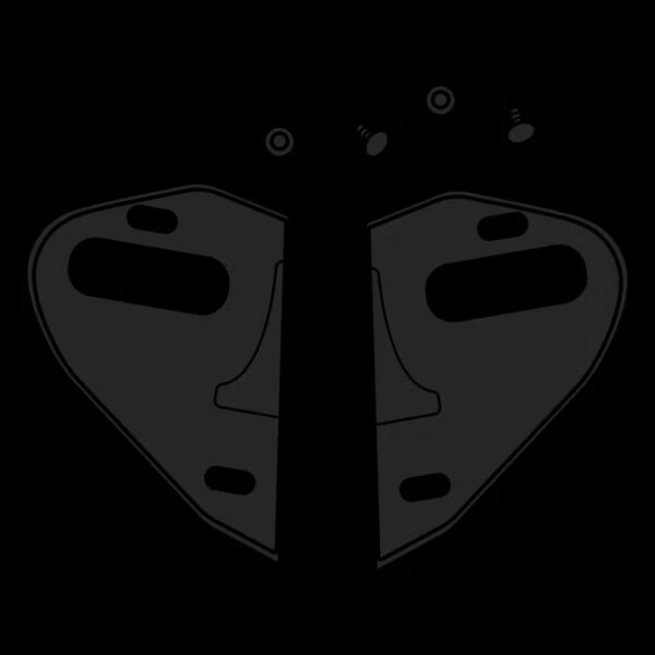 KIT PLATE SPARK Black