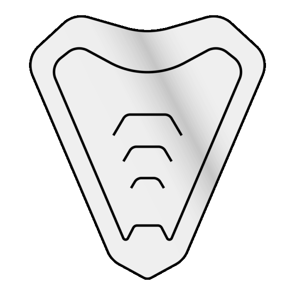 Commander kit chin vent White gloss