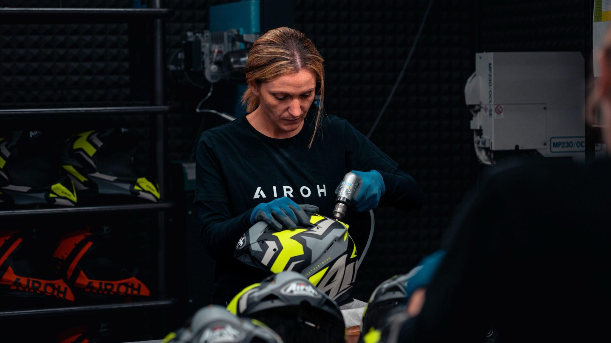 lavorazione casco