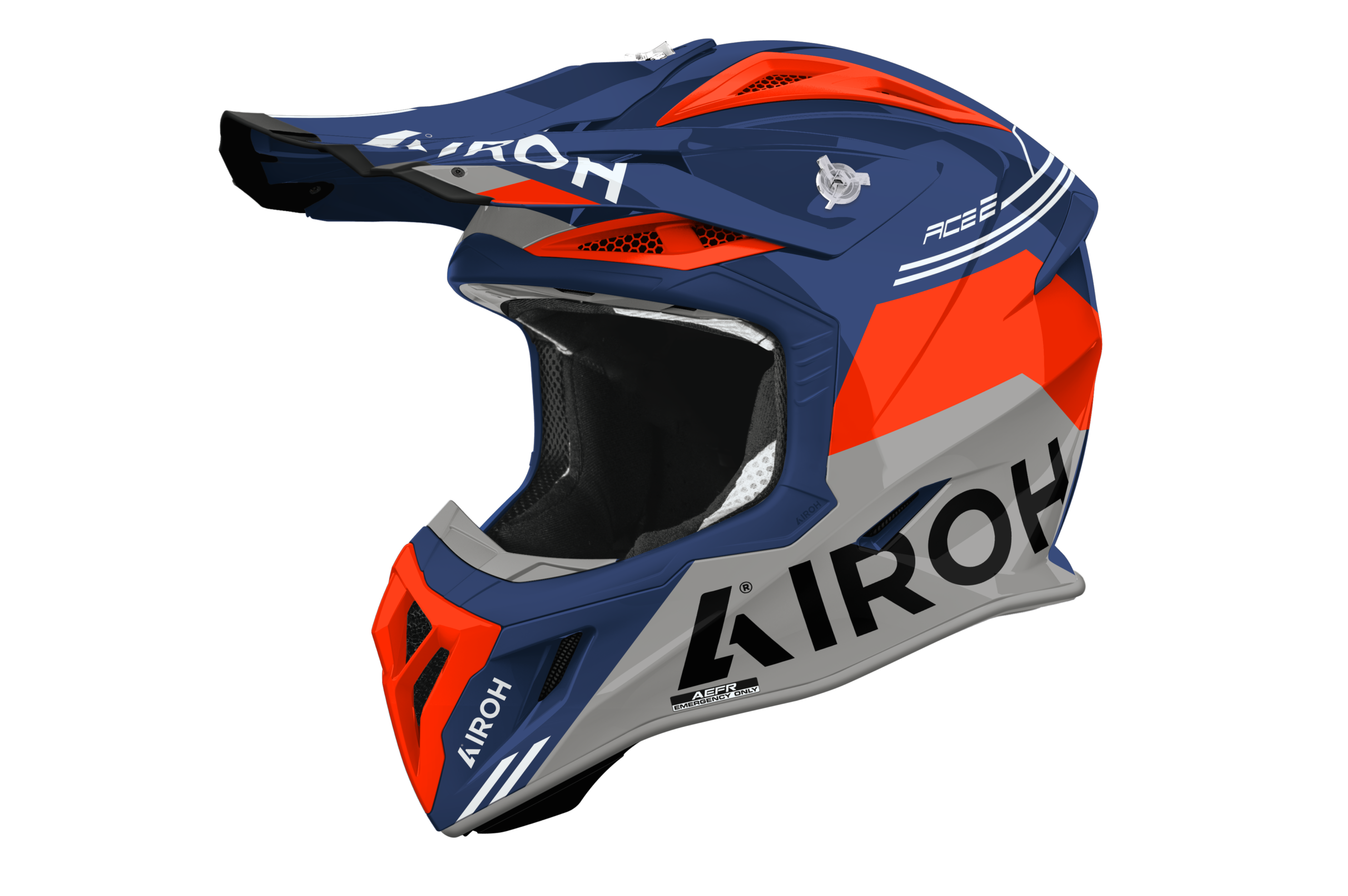 AIROH AVIATOR ACE 2 FURY CERULEAN HELMET