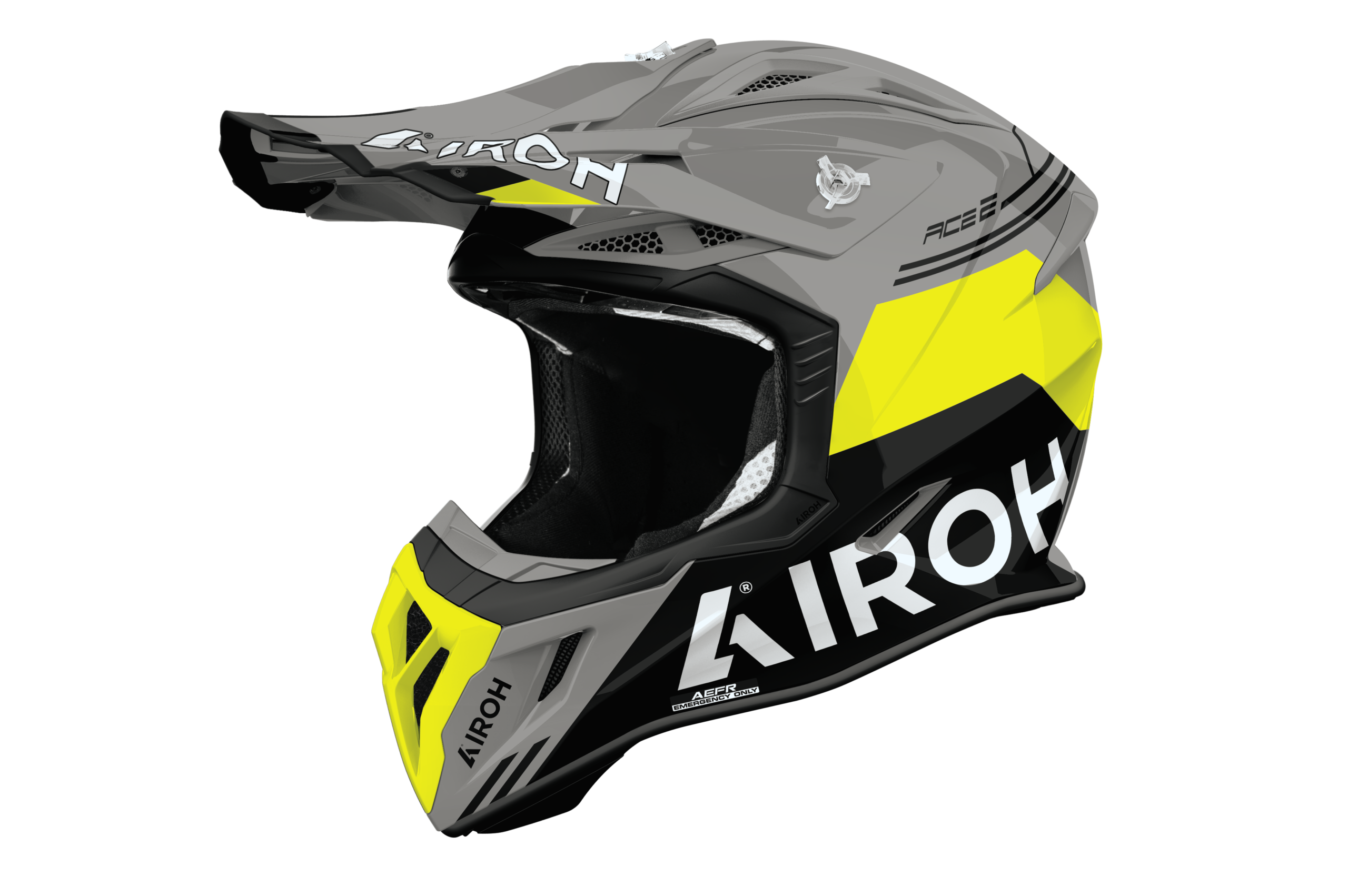 AIROH AVIATOR ACE 2 FURY YELLOW HELMET