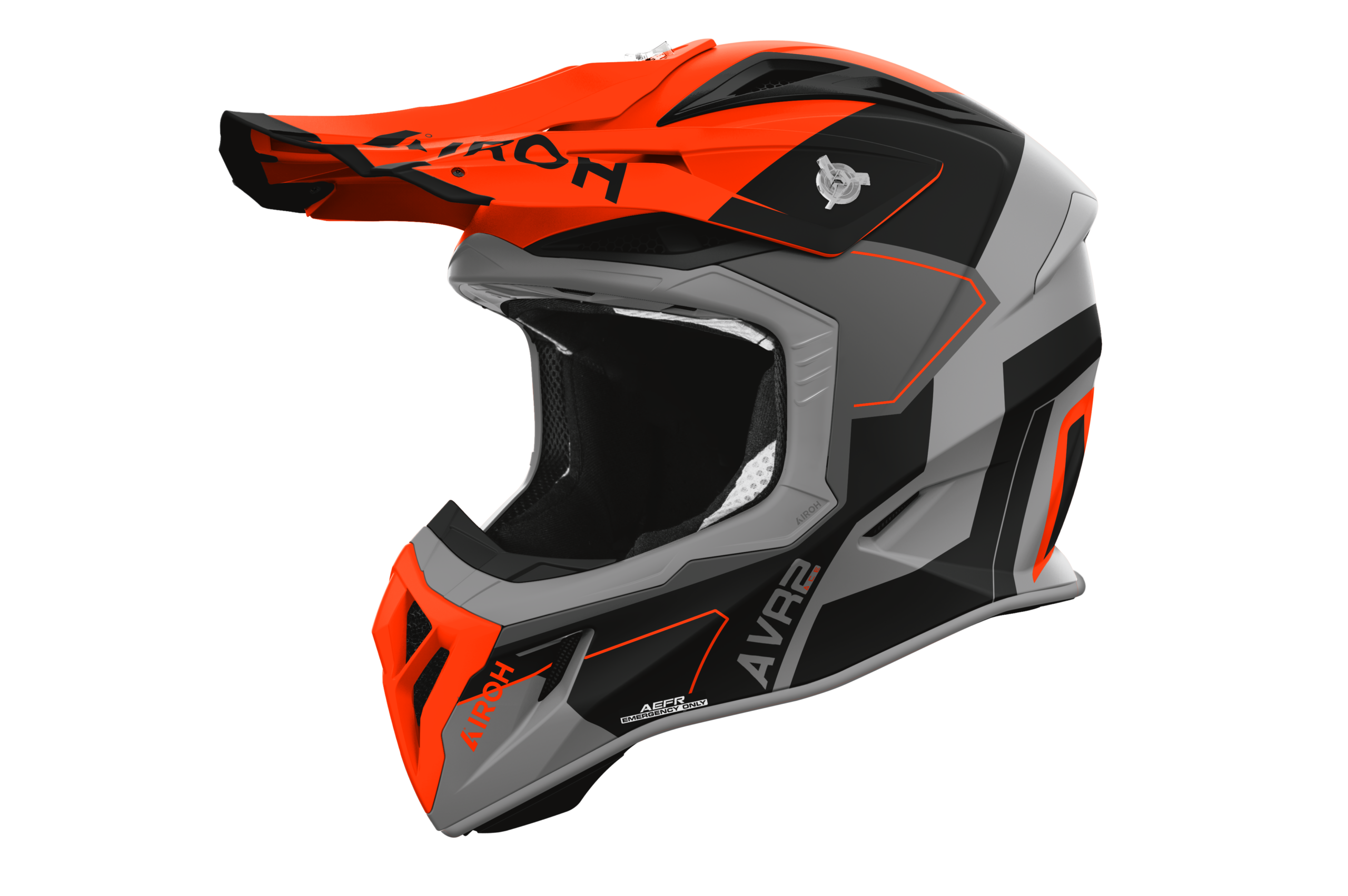 AIROH AVIATOR ACE 2 SHIELD ORANGE MATT HELMET