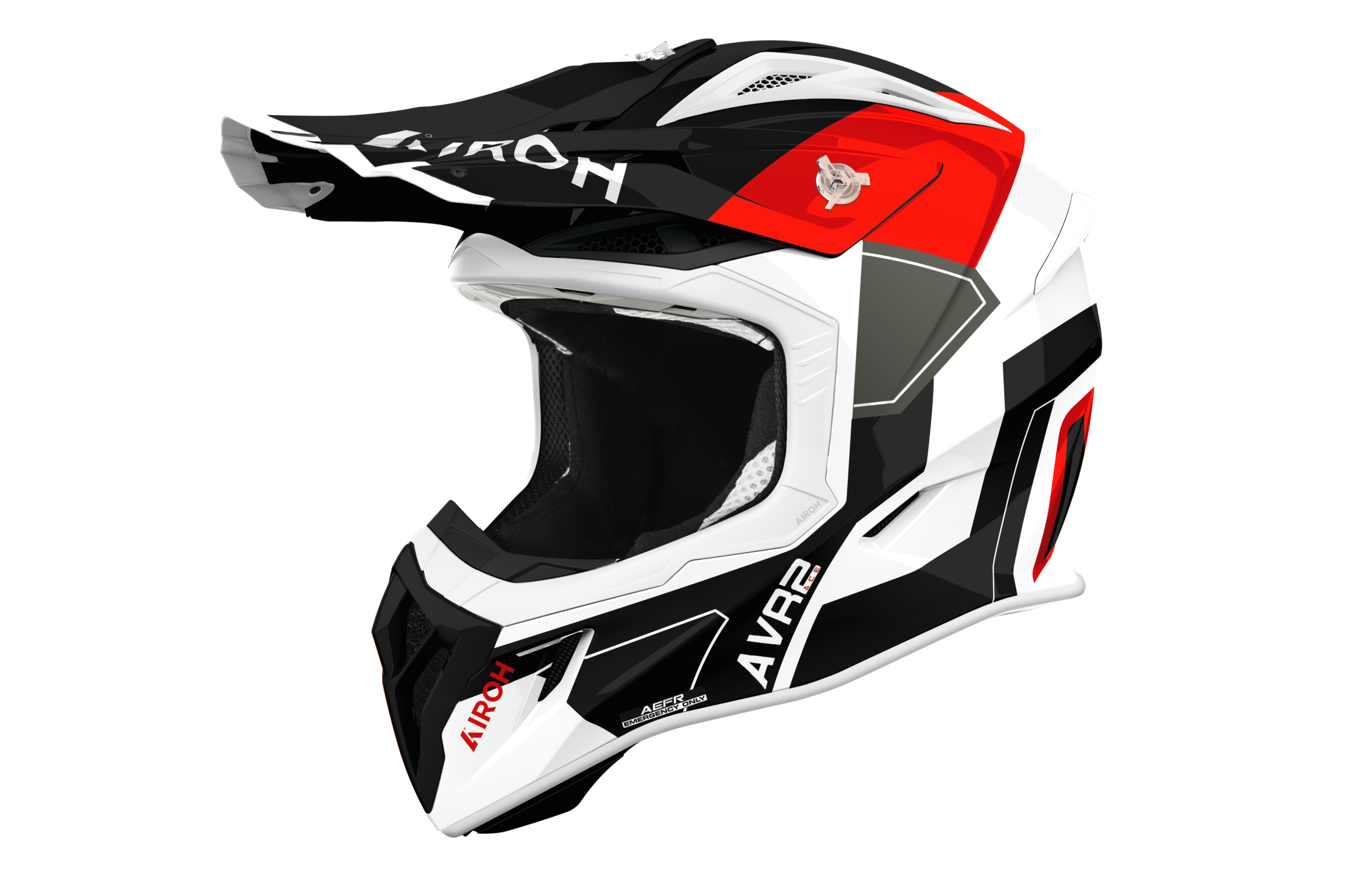 AIROH AVIATOR ACE 2 SHIELD RED HELMET