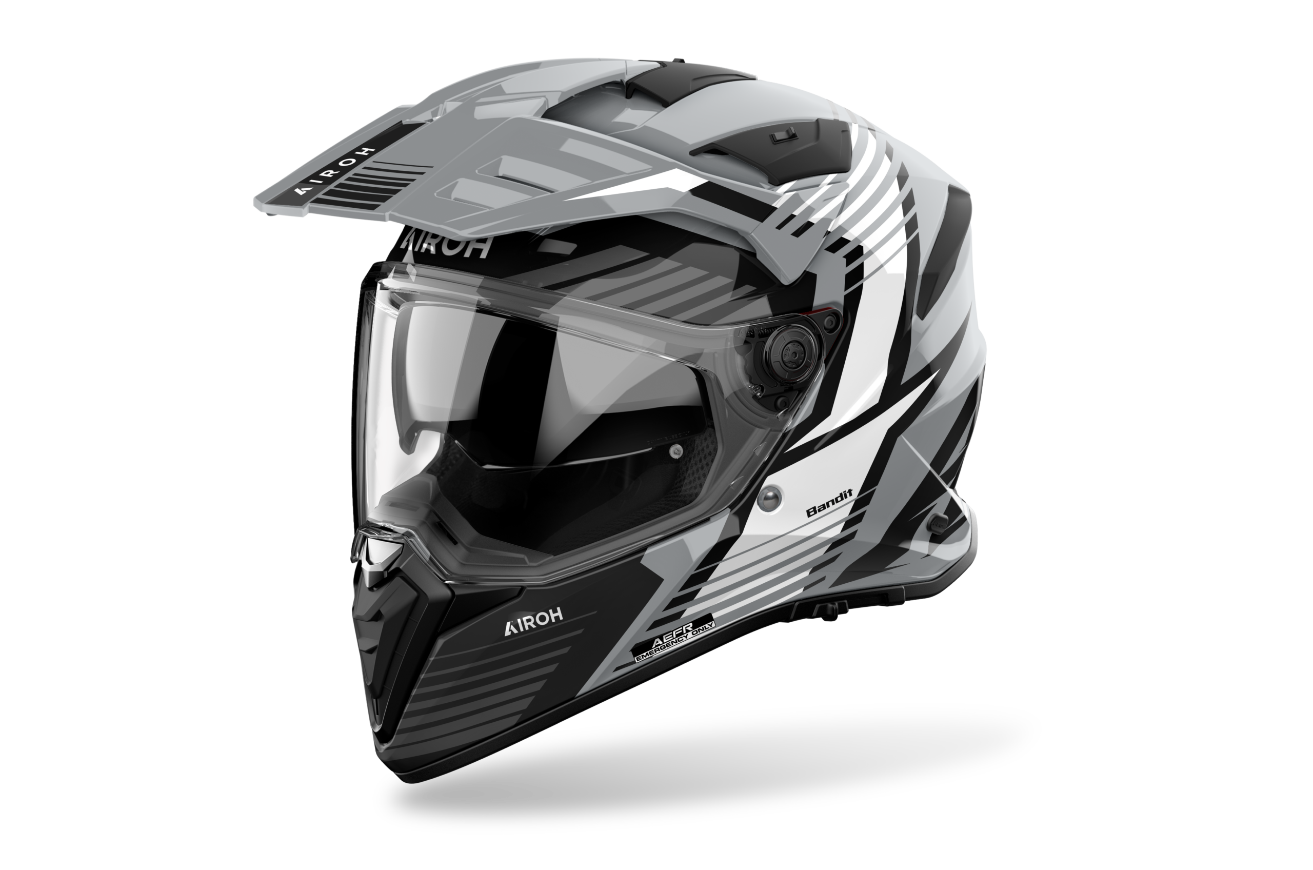 【値下げ】Airoh Bandit 2XL ダークグレーメタリック BANDIT_Spicy_Grey_Gloss_B.png
