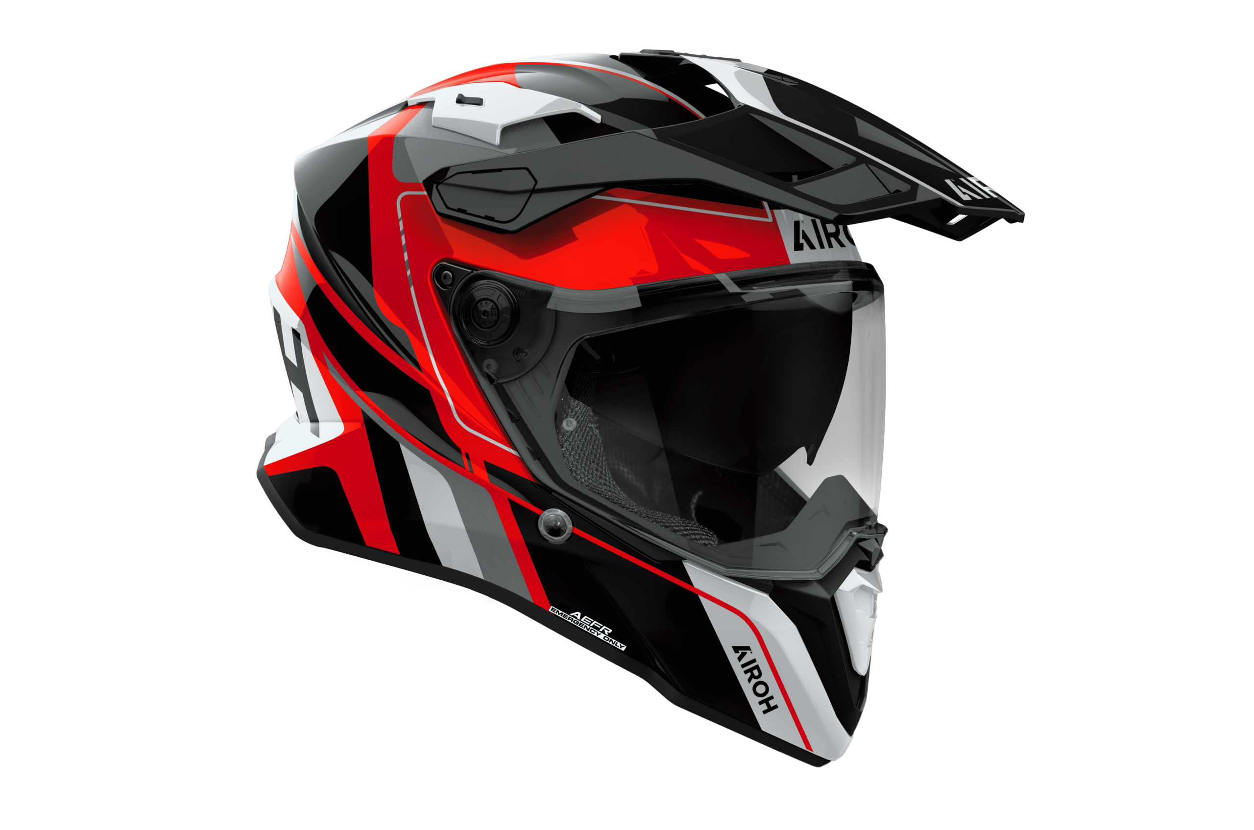 AIROH COMMANDER 2 SKIP RED HELMET