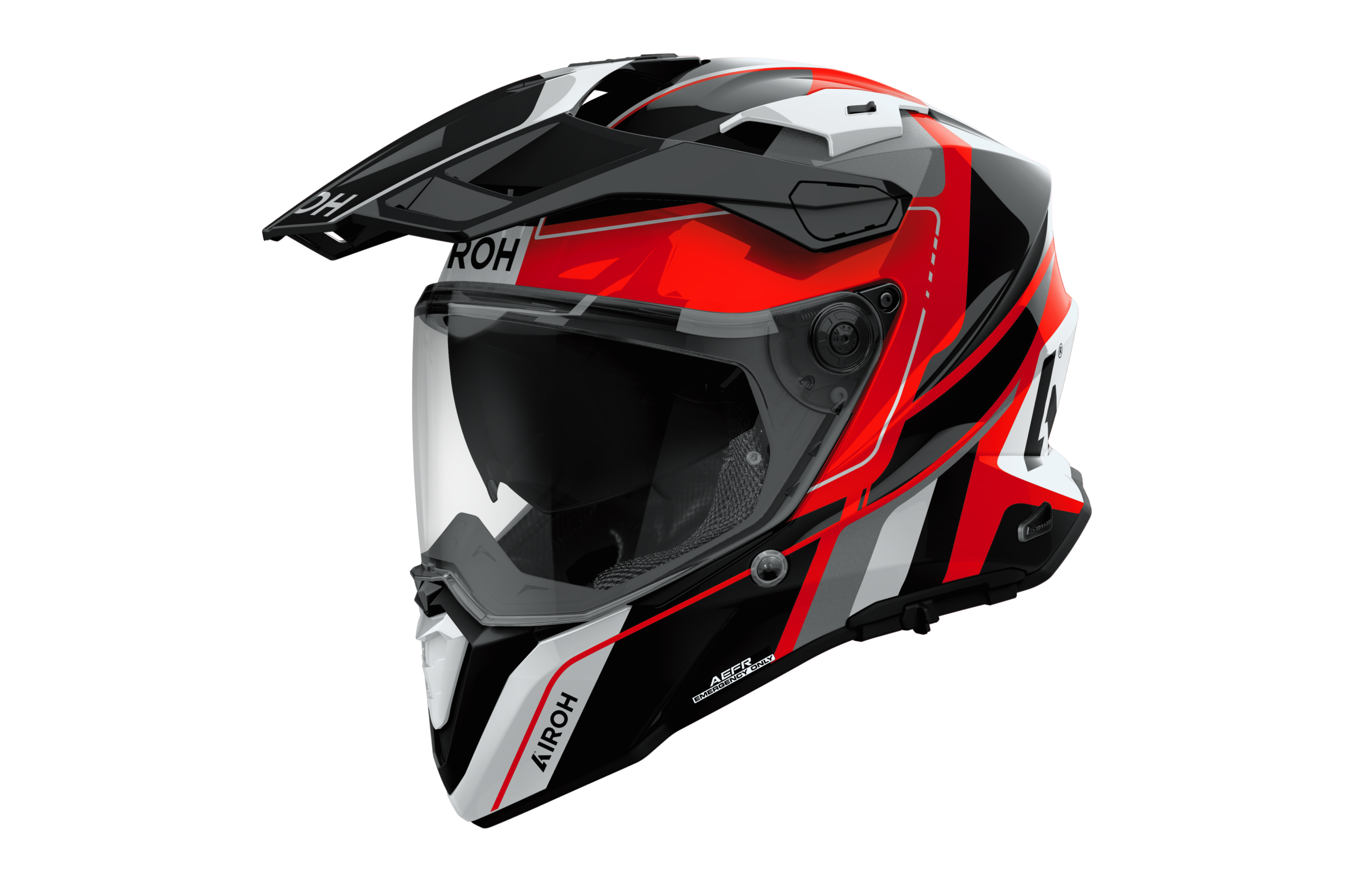 AIROH COMMANDER 2 SKIP RED HELMET