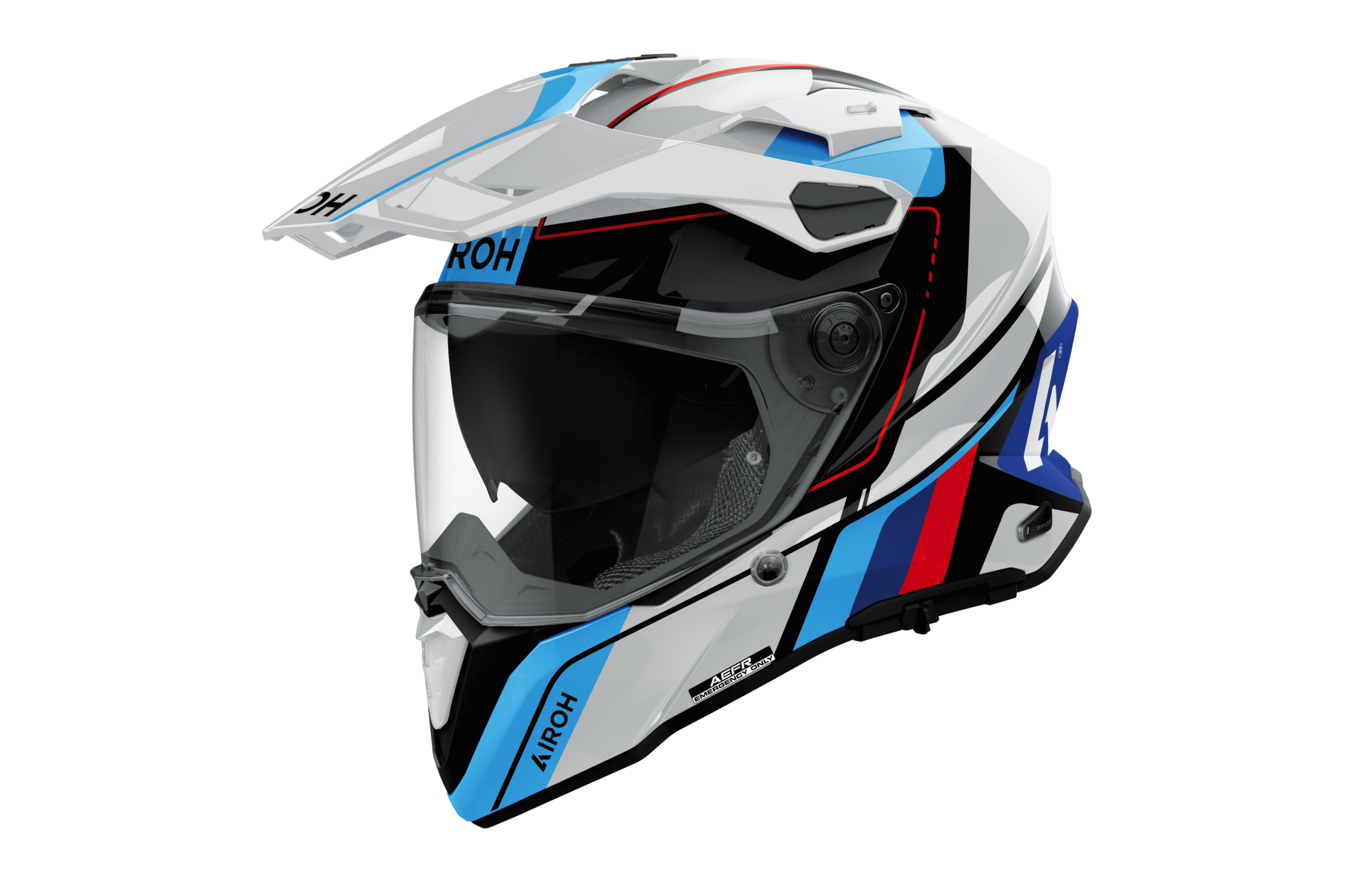 AIROH COMMANDER 2 SKIP WHITE HELMET