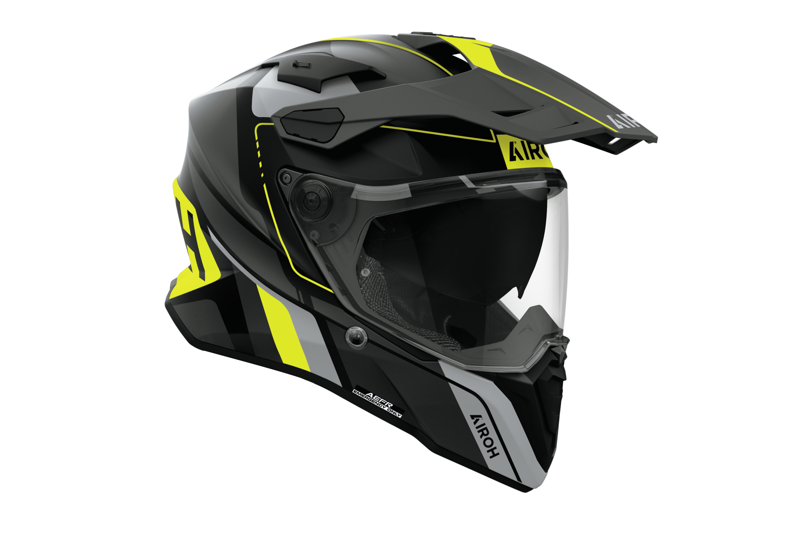 AIROH COMMANDER 2 SKIP YELLOW HELMET