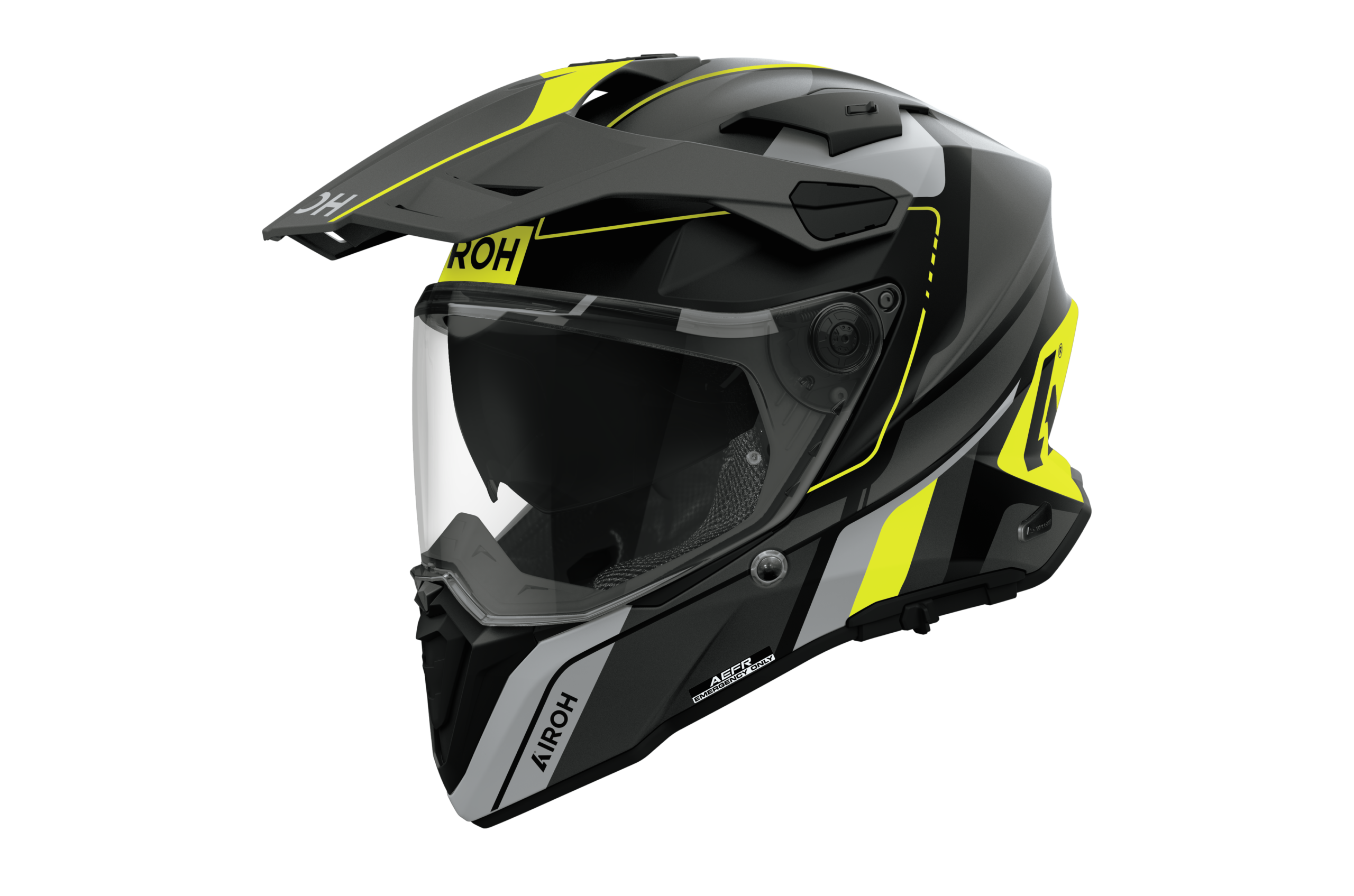 AIROH COMMANDER 2 SKIP YELLOW HELMET