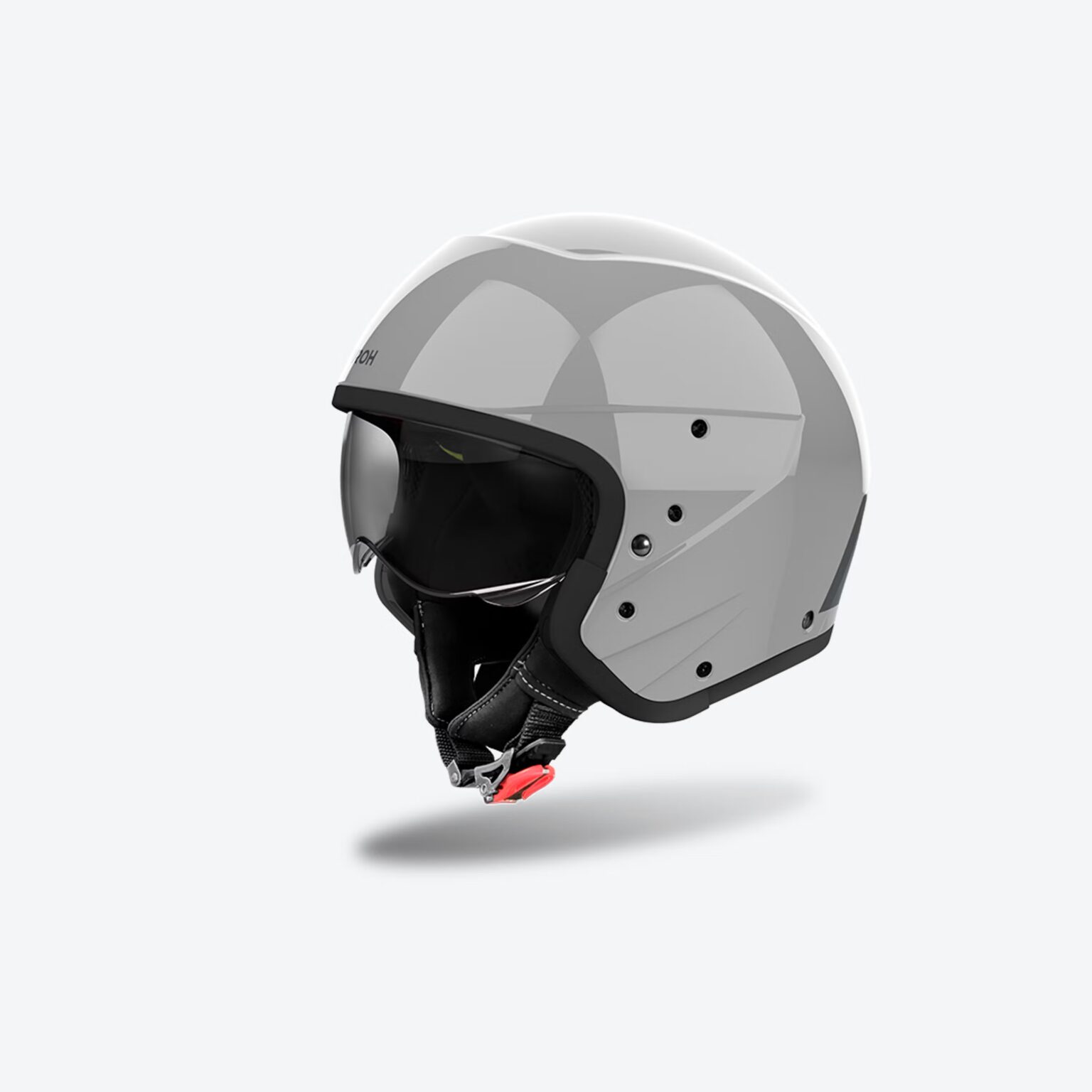 AIROH J110 COLOR CEMENT GREY GLOSS HELMET