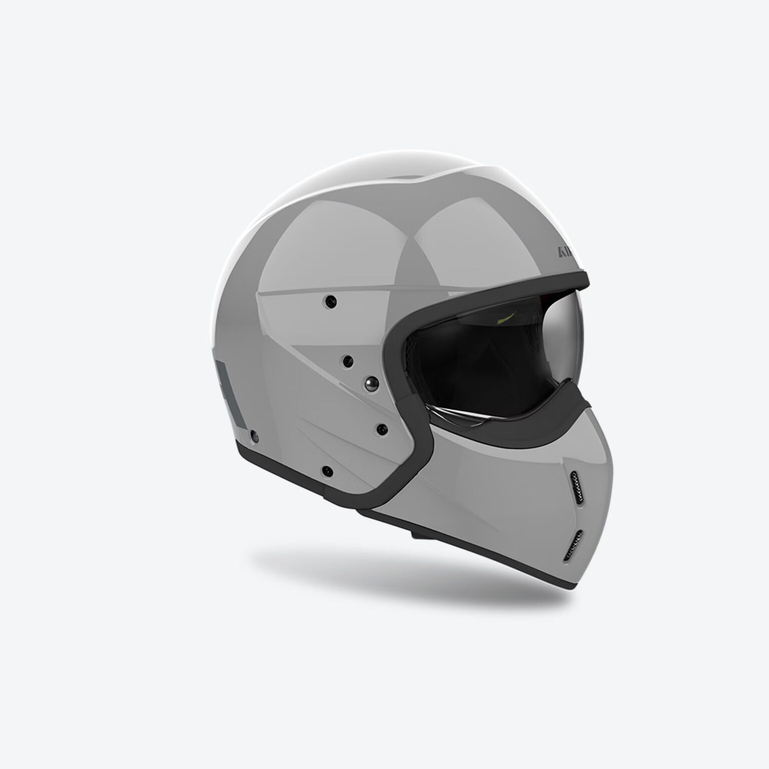 AIROH J110 COLOR CEMENT GREY GLOSS HELMET