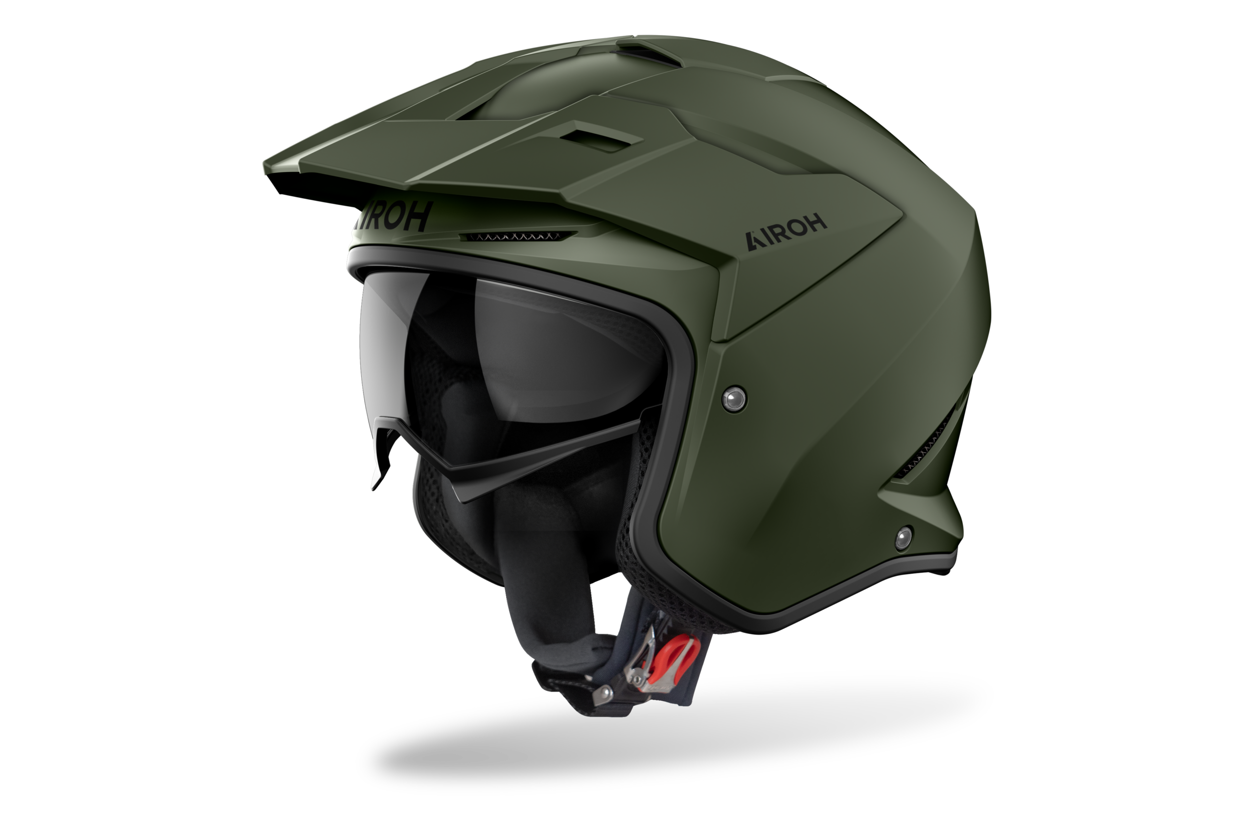AIROH KOMBAKT MILITARY GREEN MATT HELMET
