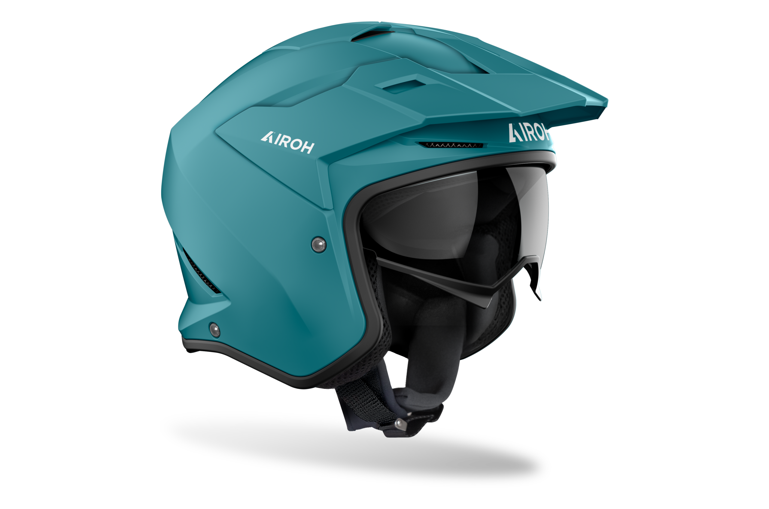 AIROH KOMBAKT PETROL GREEN HELMET