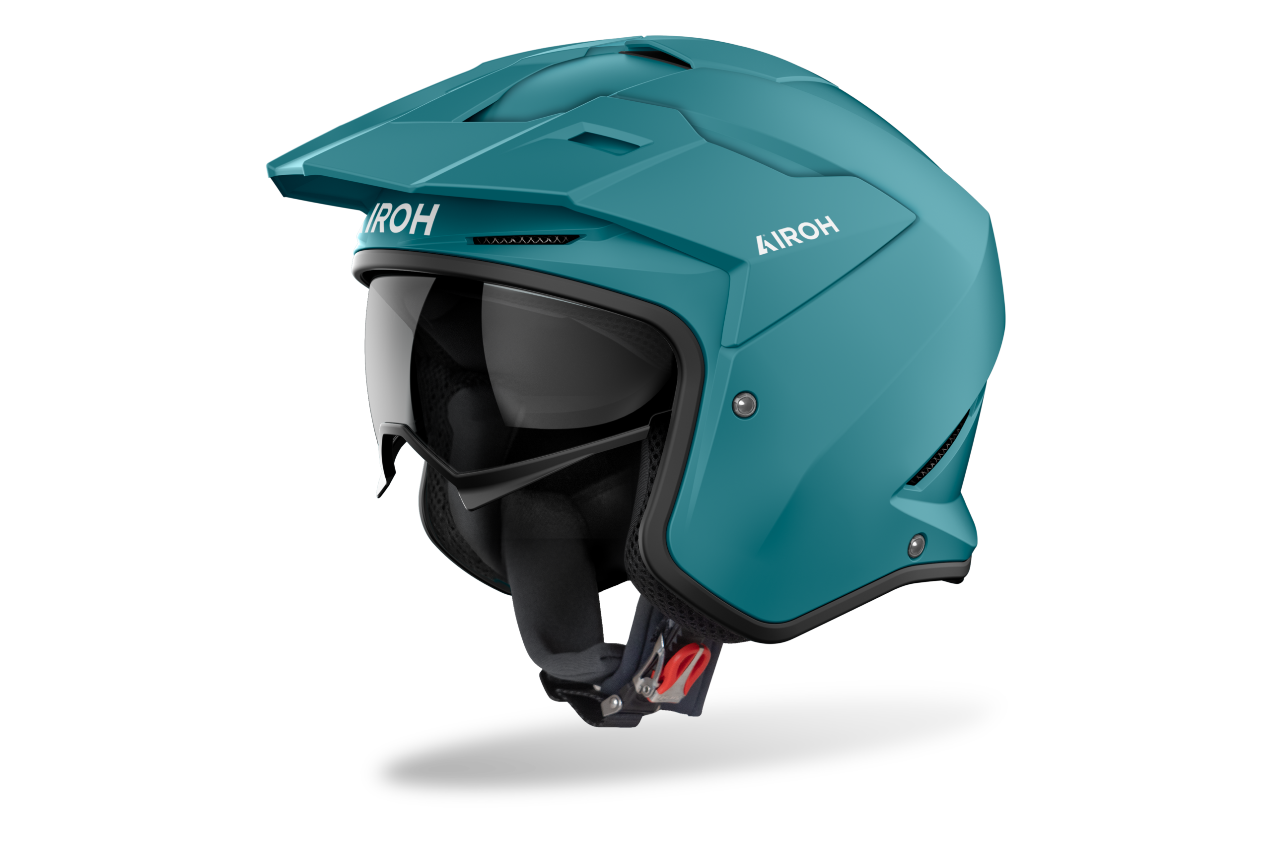 AIROH KOMBAKT PETROL GREEN HELMET