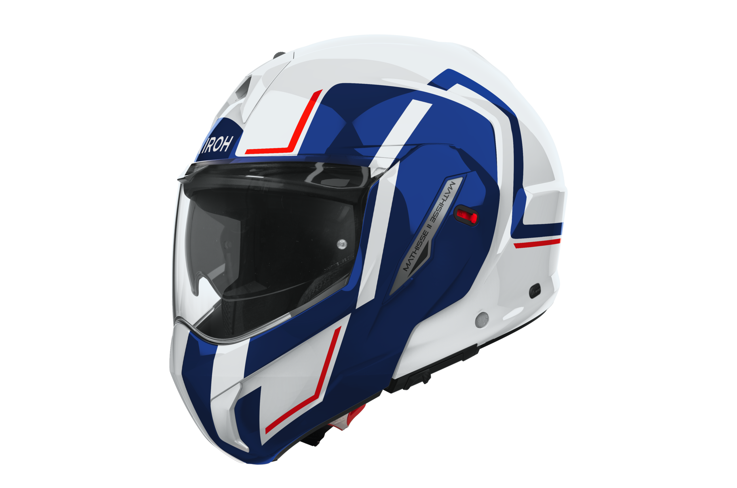 AIROH MATHISSE 2 GENIUS BLUE RED HELMET