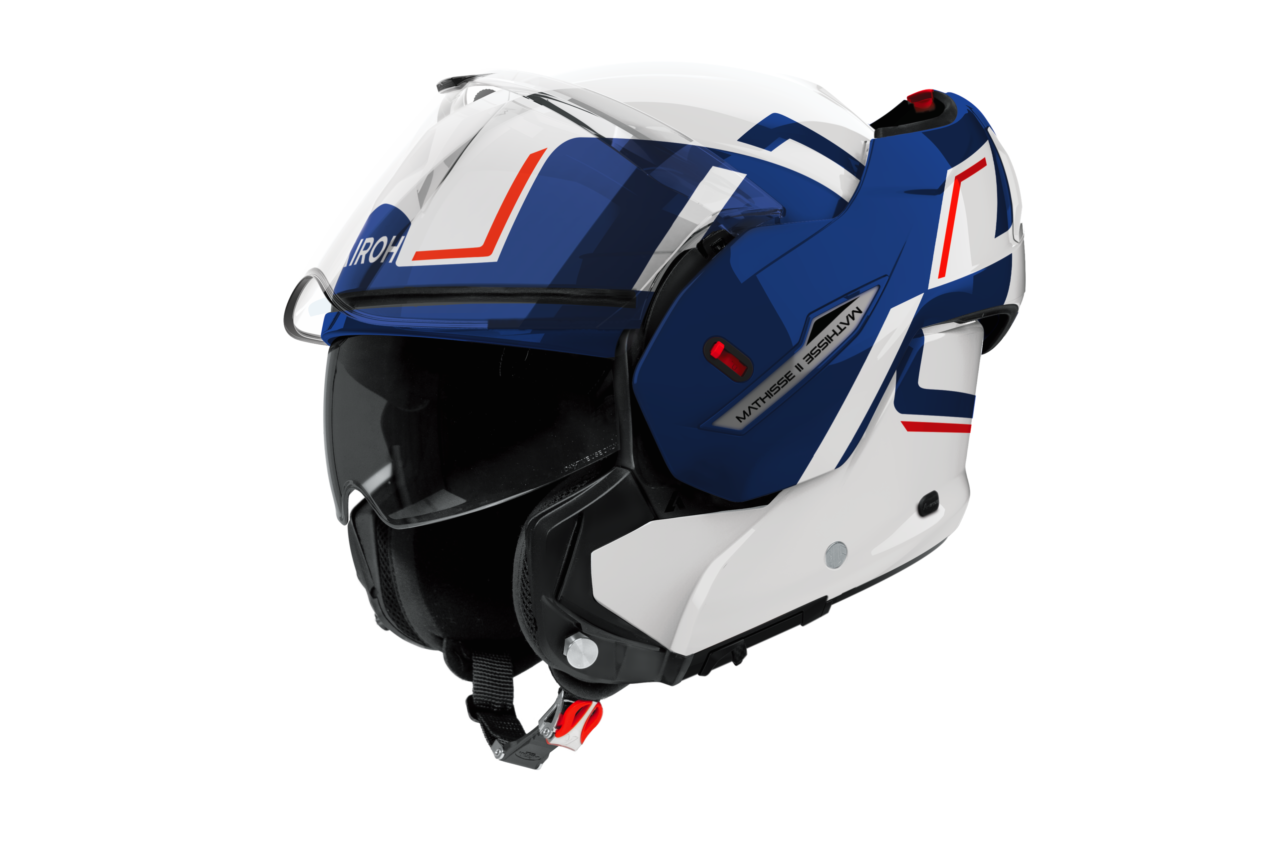 AIROH MATHISSE 2 GENIUS BLUE RED HELMET