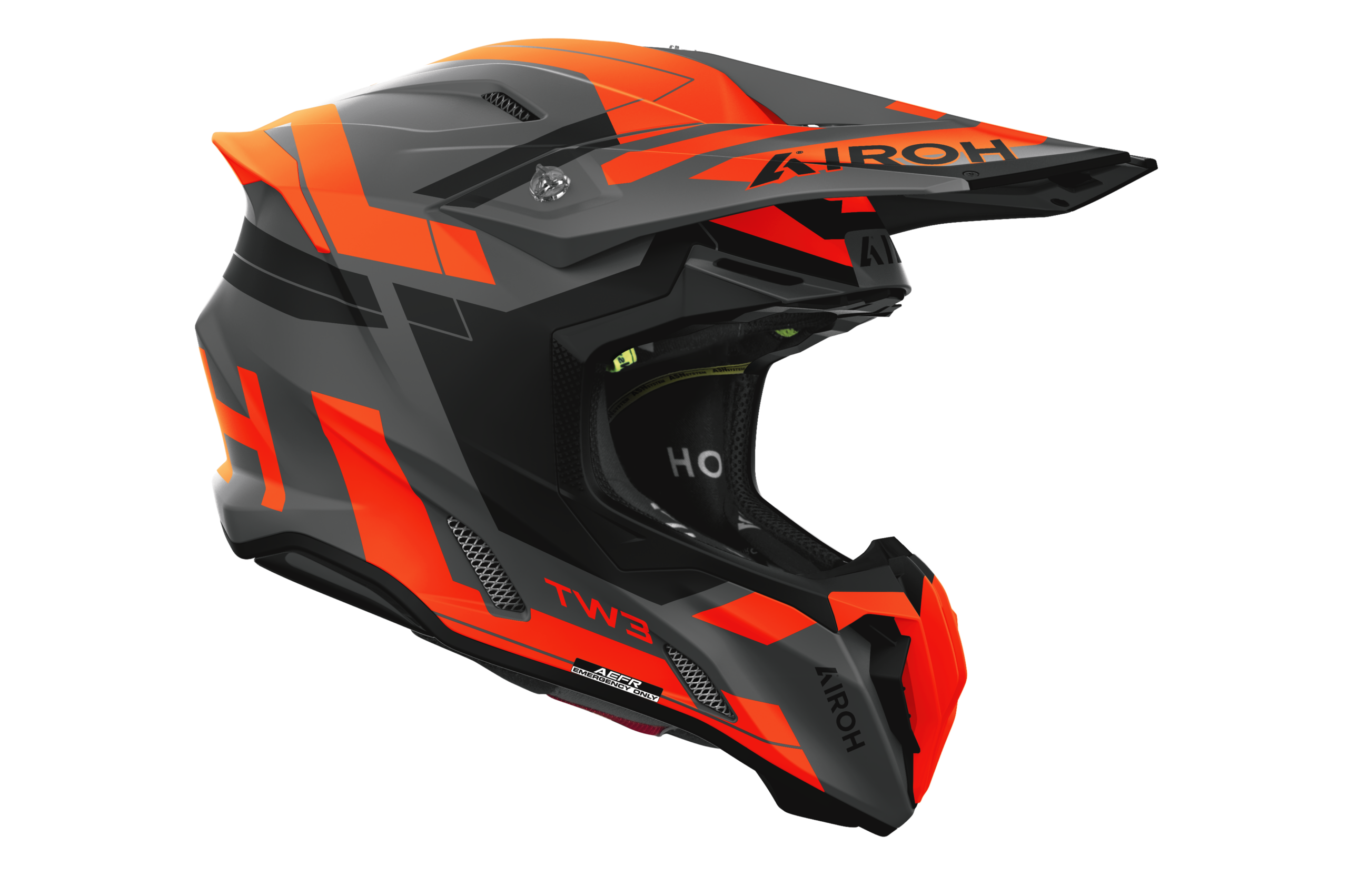 AIROH TWIST 3 DINASTY ORANGE MATT HELMET
