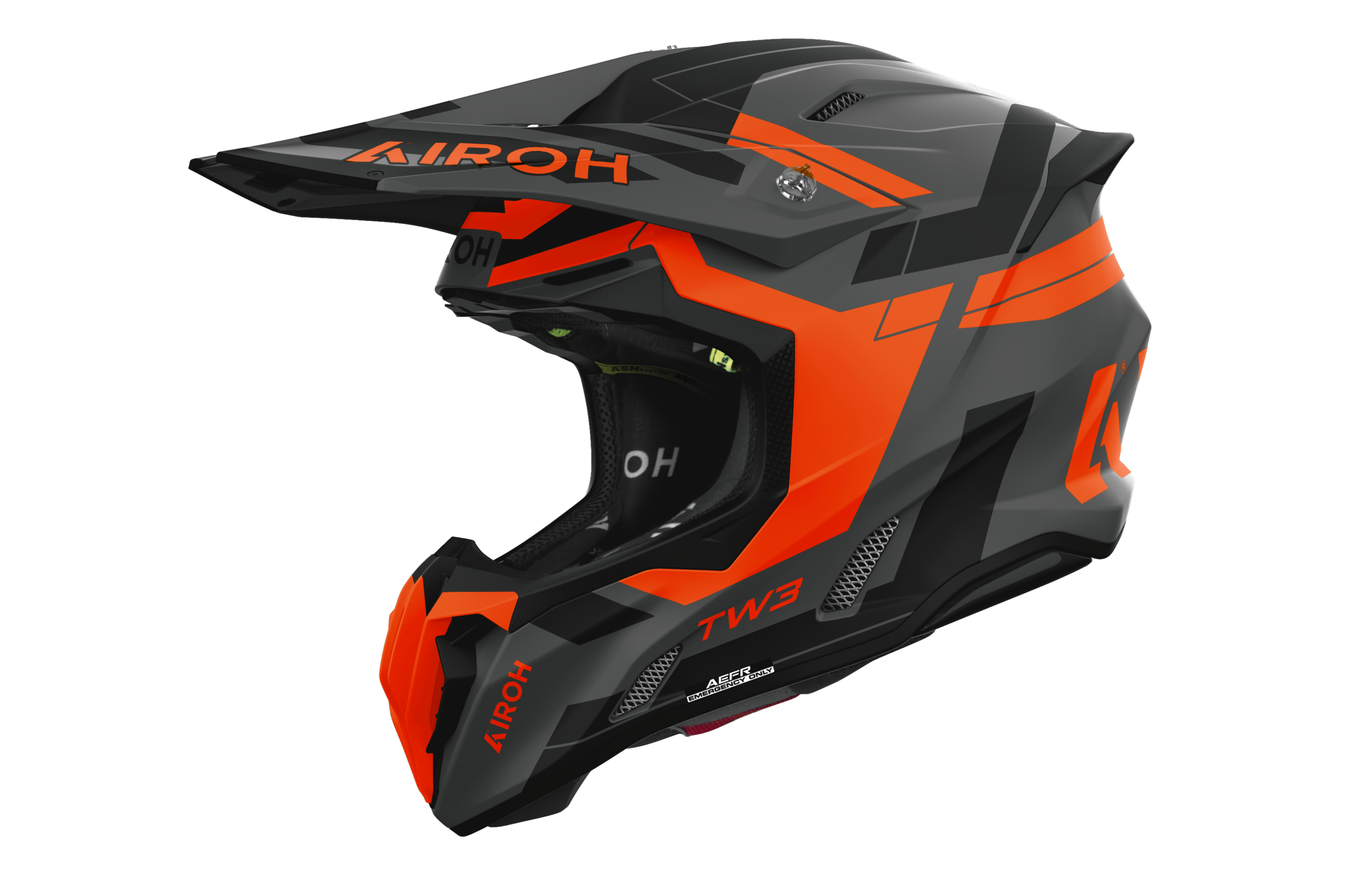 AIROH TWIST 3 DINASTY ORANGE MATT HELMET