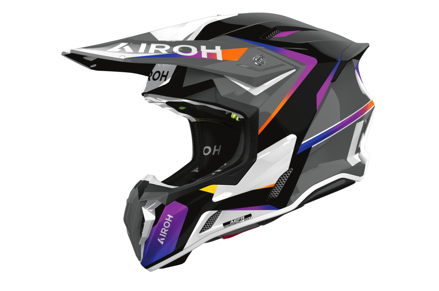 CASCO CROSS ENDURO AIROH TWIST IRON PINK GLOSS ARTICOLO TWIR54