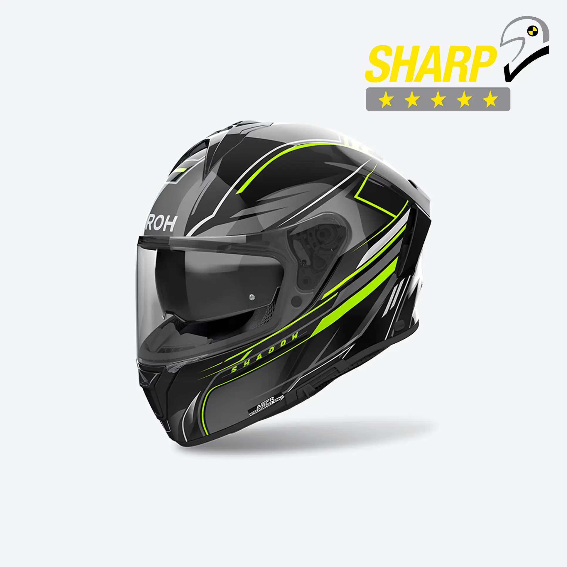 AIROH SPARK 2 SHADOW YELLOW HELMET
