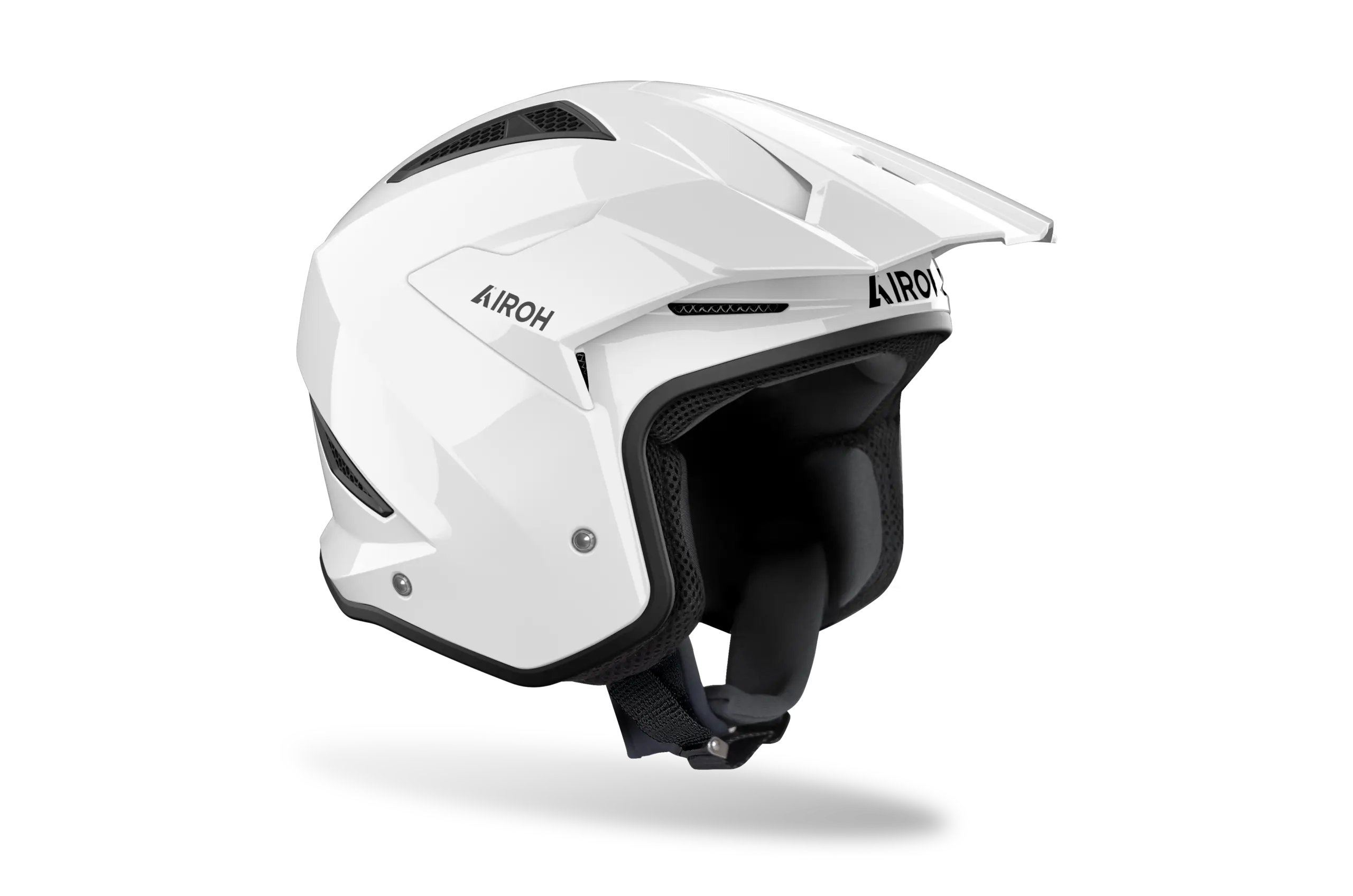 AIROH TRR 2 COLOR WHITE GLOSSY HELMET