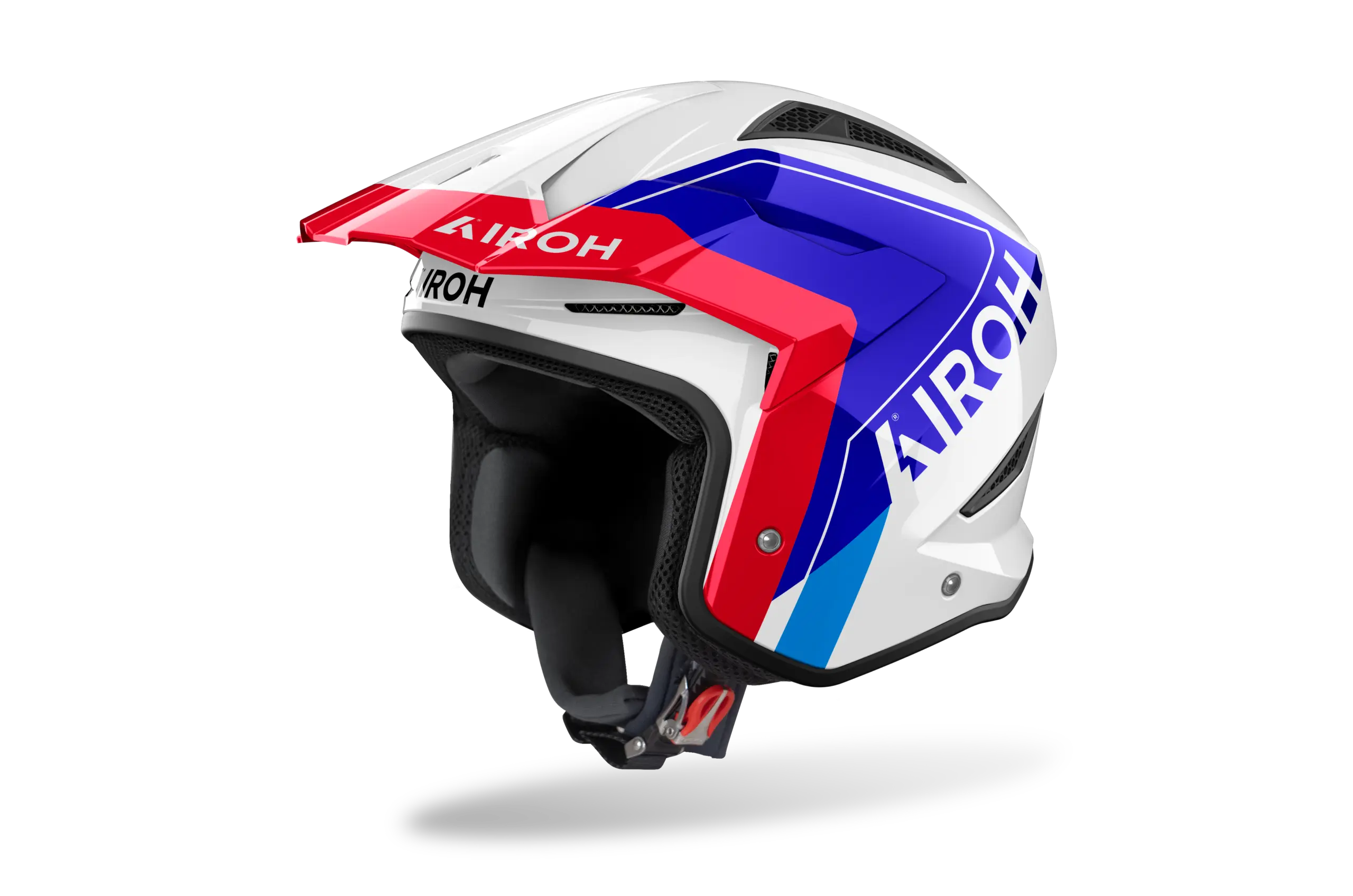 AIROH TRR 2 HUNT BLUE RED HELMET