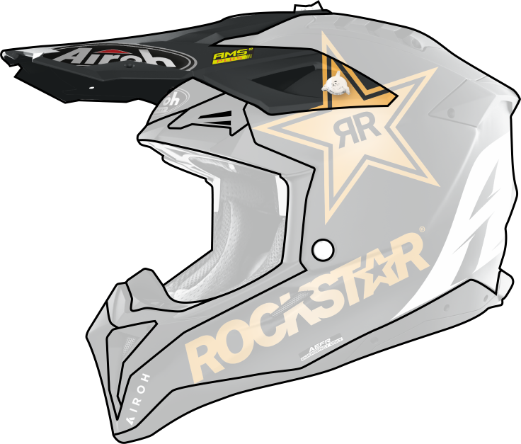airoh aviator 2.1 rockstar helmet AVIATOR 3 PEAK ROCKSTAR 22